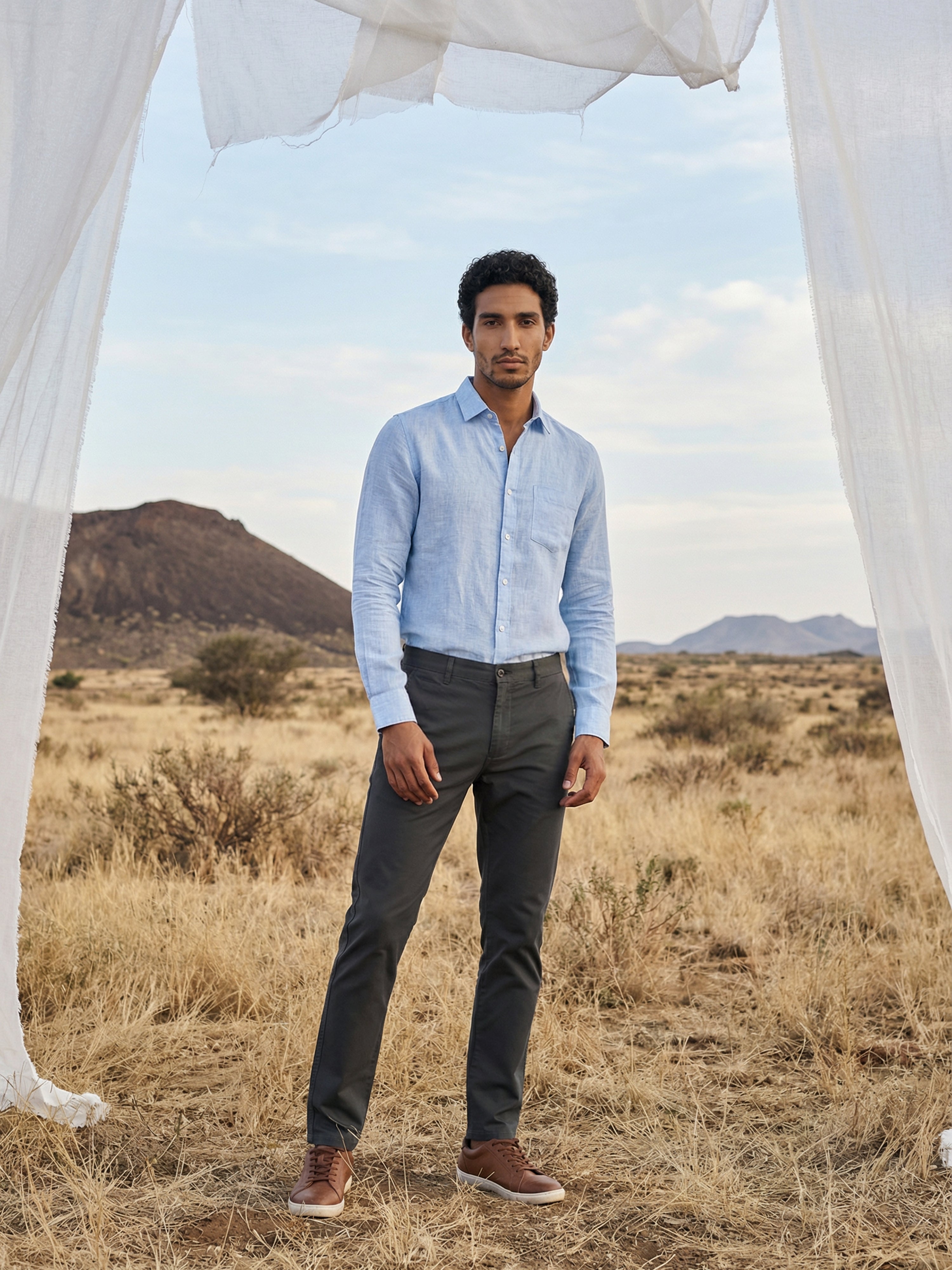 Dark Grey Trouser For Male