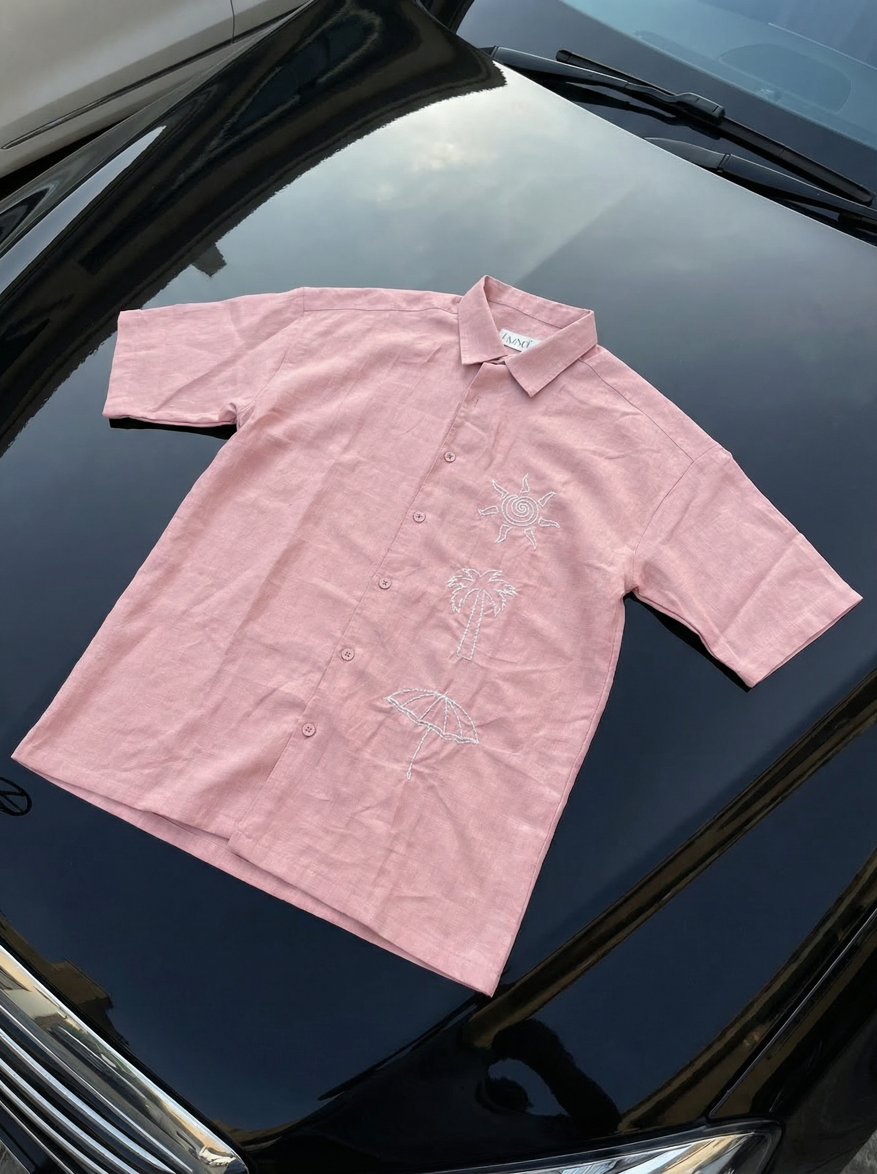 Men’s Peach Beach Vibe Relax Fit Shirt