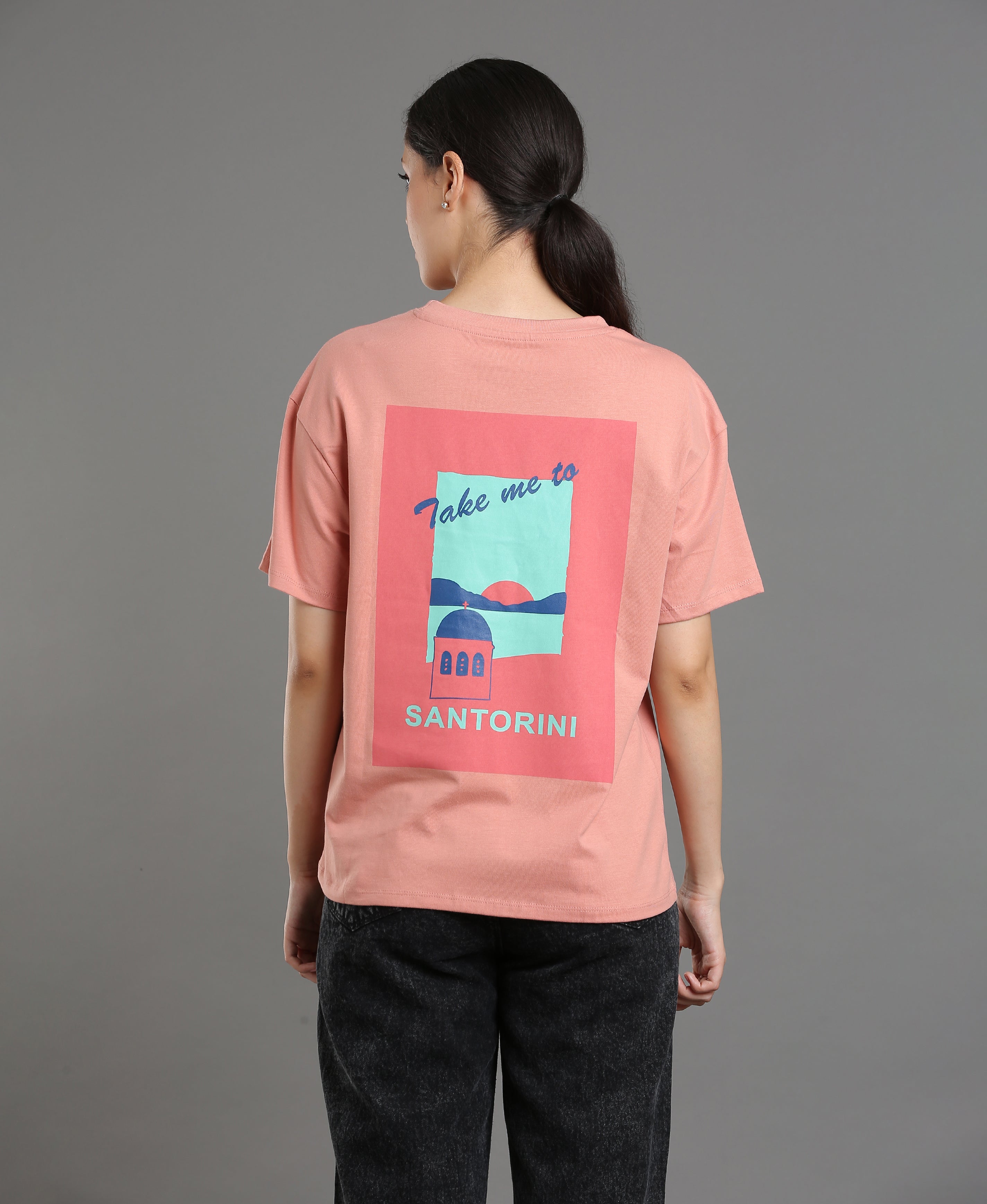 Peach Cotton Tee