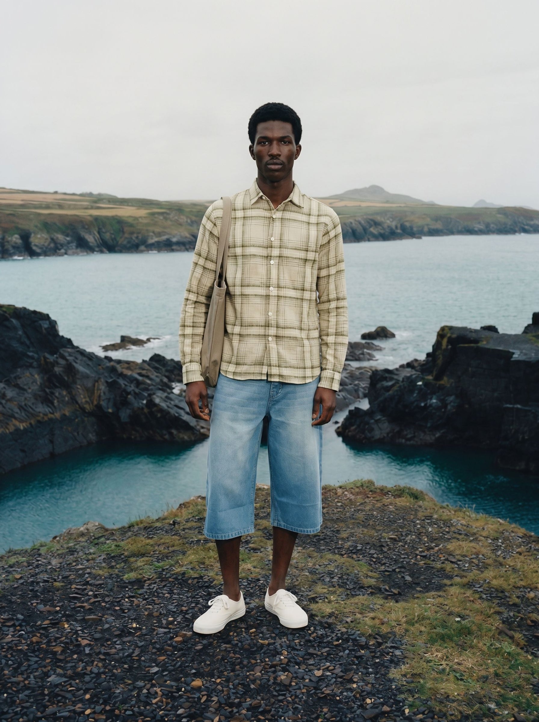 Men's Green Checks Regular Fit Shirt