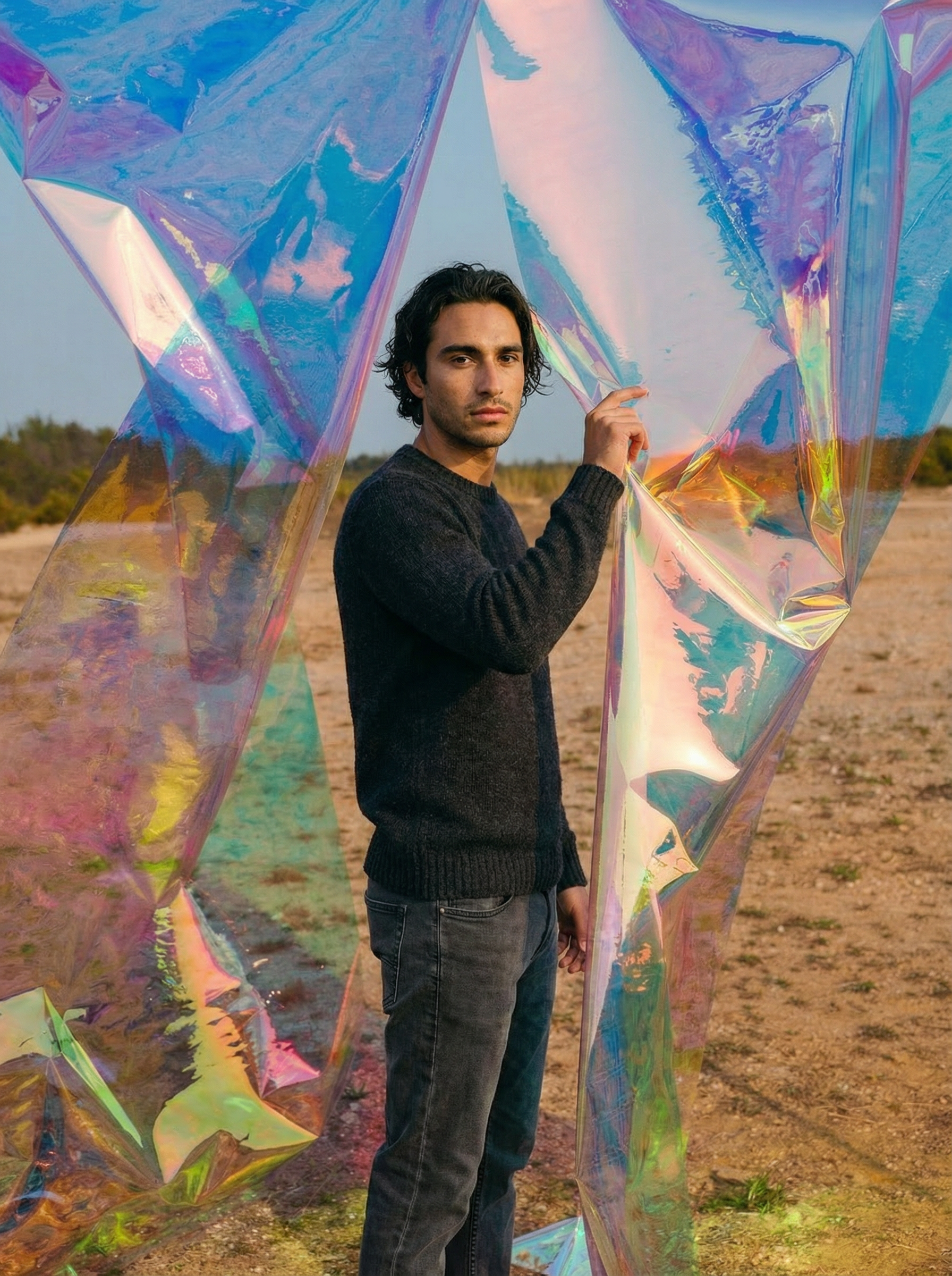 Jogger Fit Denim — Dark Grey Wash