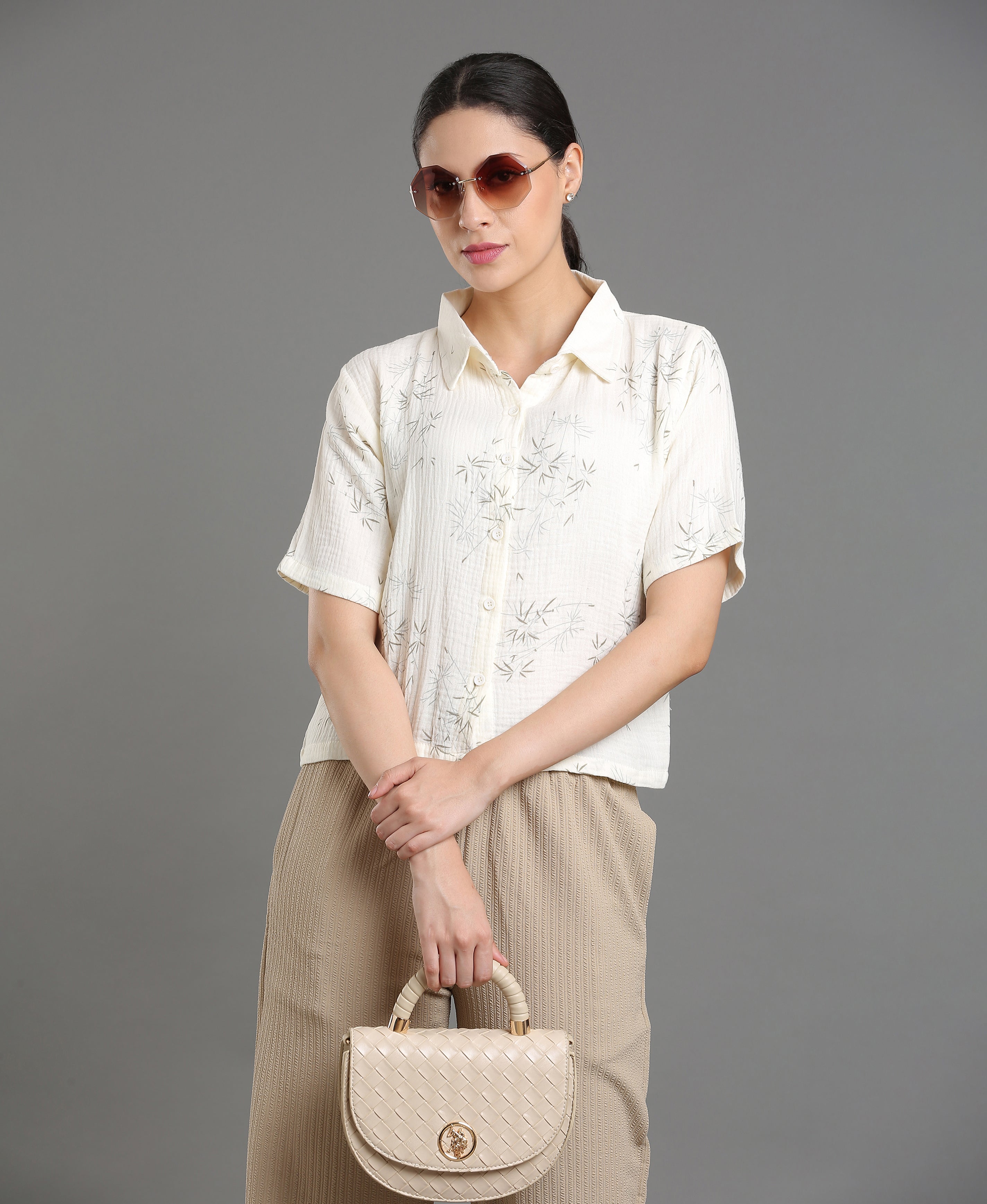 Pista Double Cloth Top