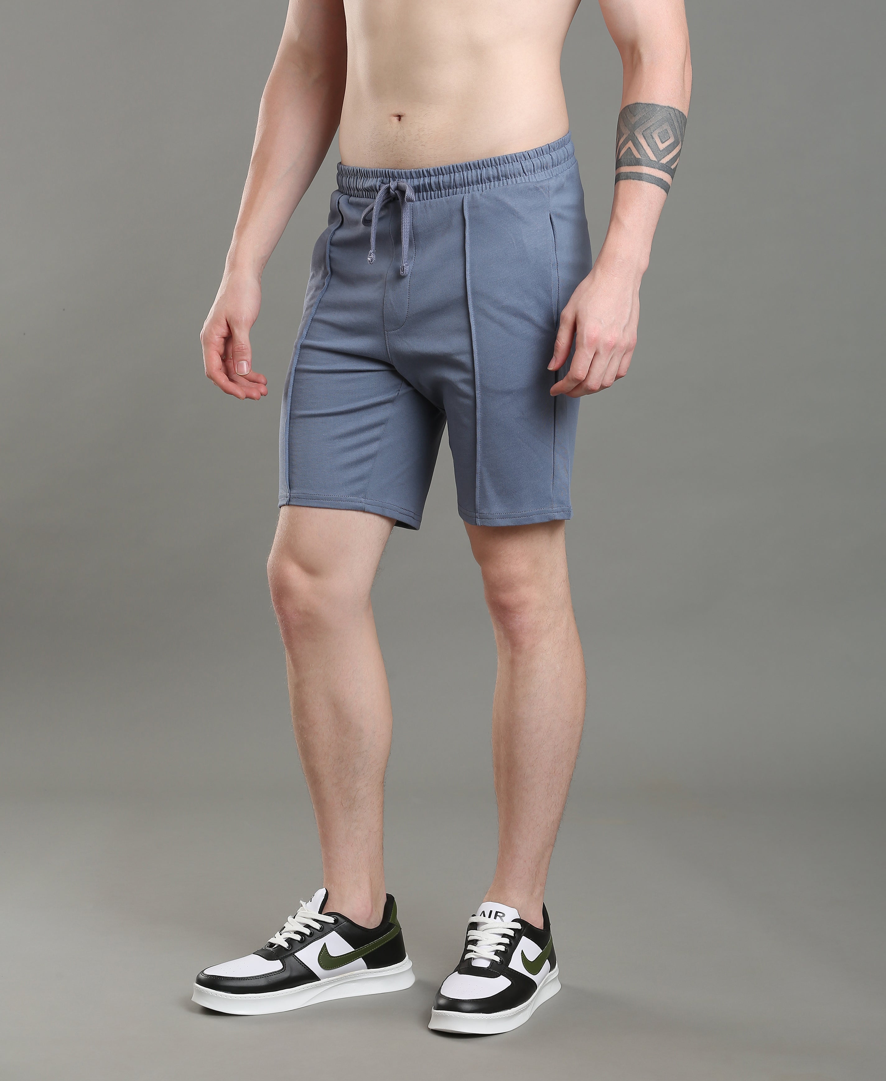 Indigo Cruise Cotton Shorts