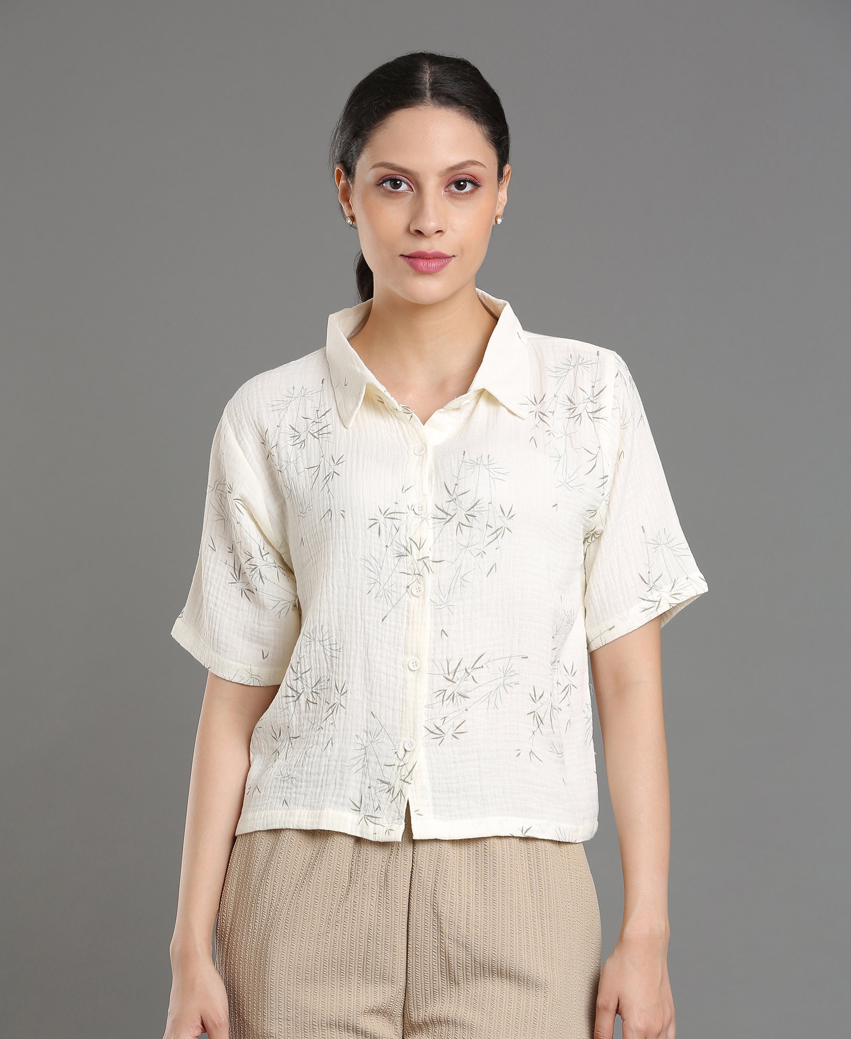 Pista Double Cloth Top