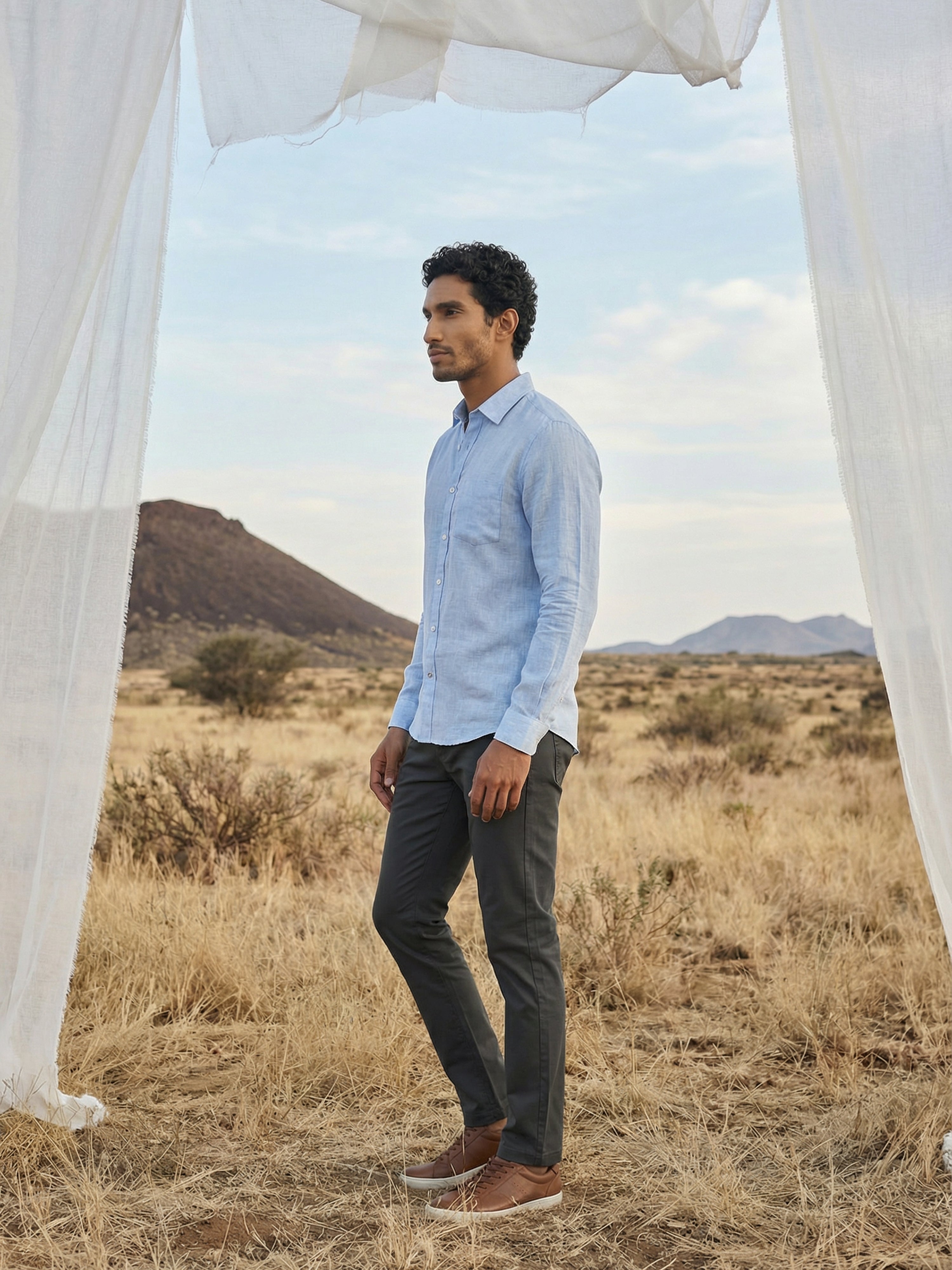 Dark Grey Trouser For Male