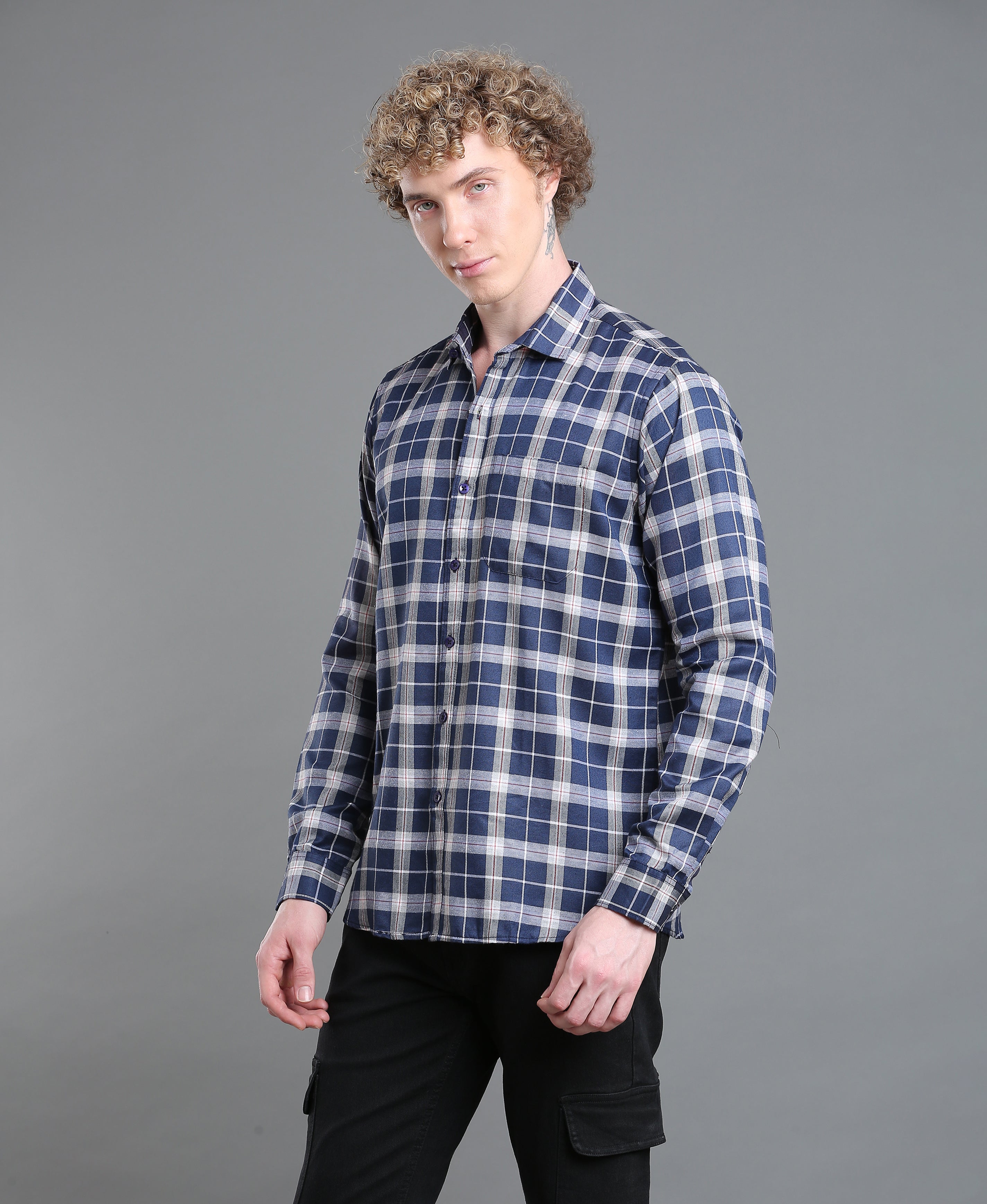 Ebony Check Tailored Shirt