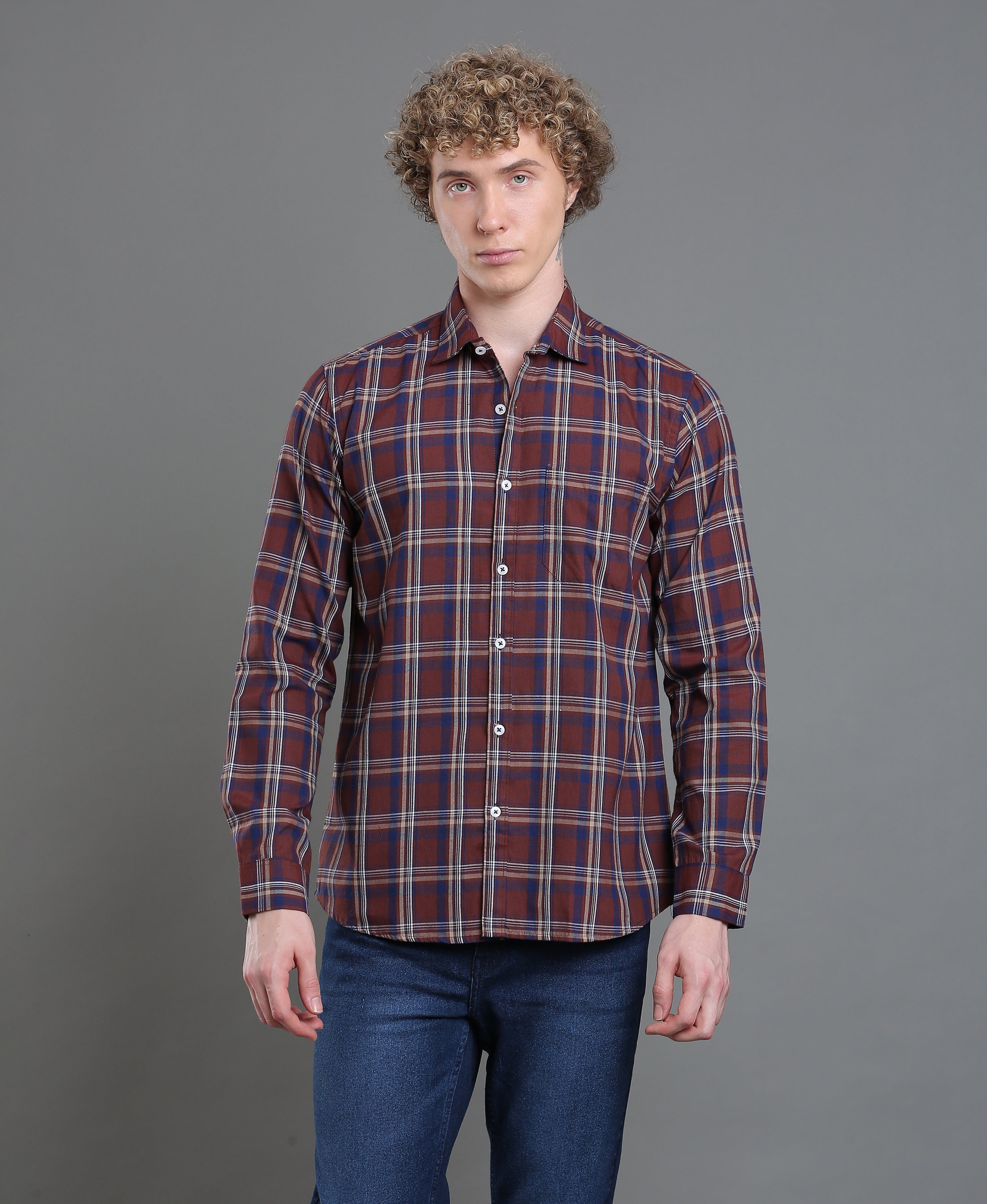 Vintage Check Tailored Shirt