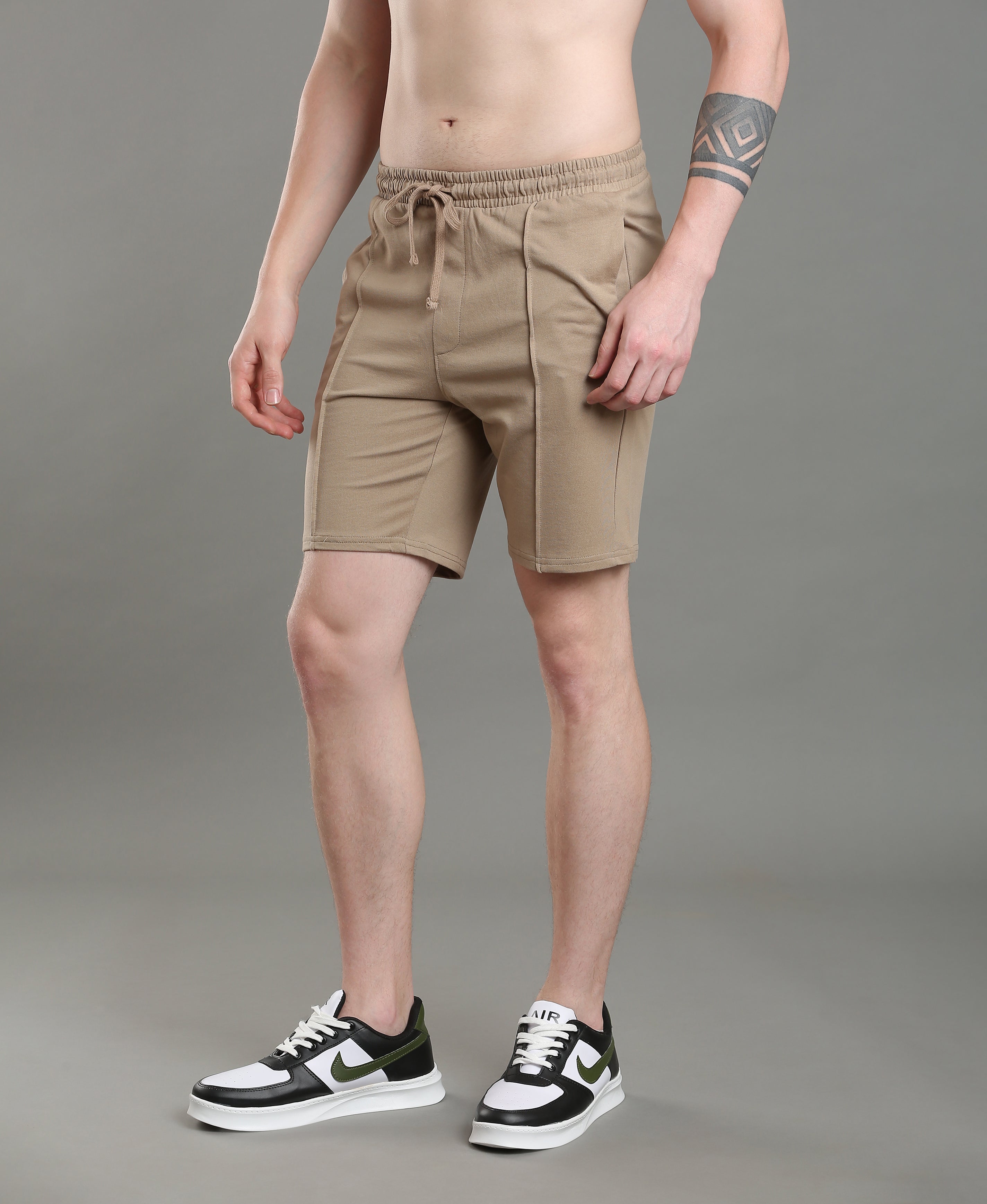 Desert Sand Cotton Shorts