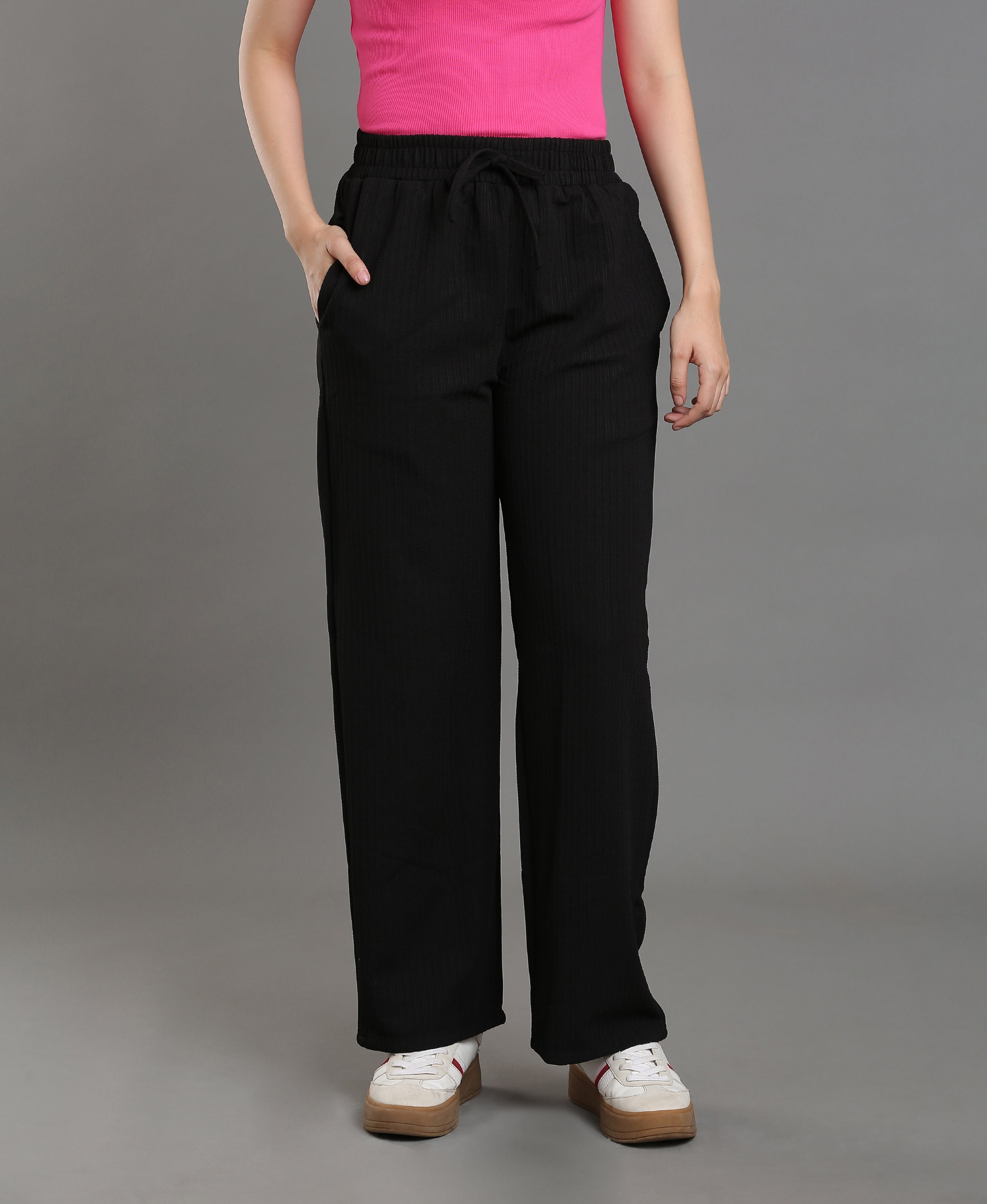 Ebony Chic Straight Pants