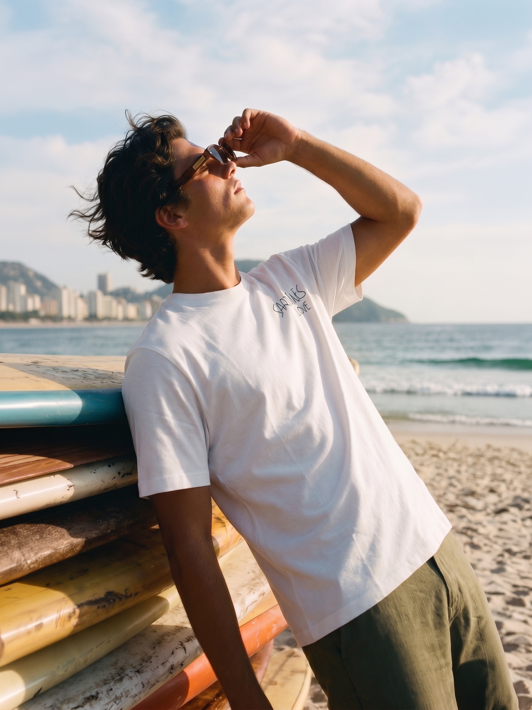 Men's Cotton White Half Sleeve Relaxed Fit T Shirt