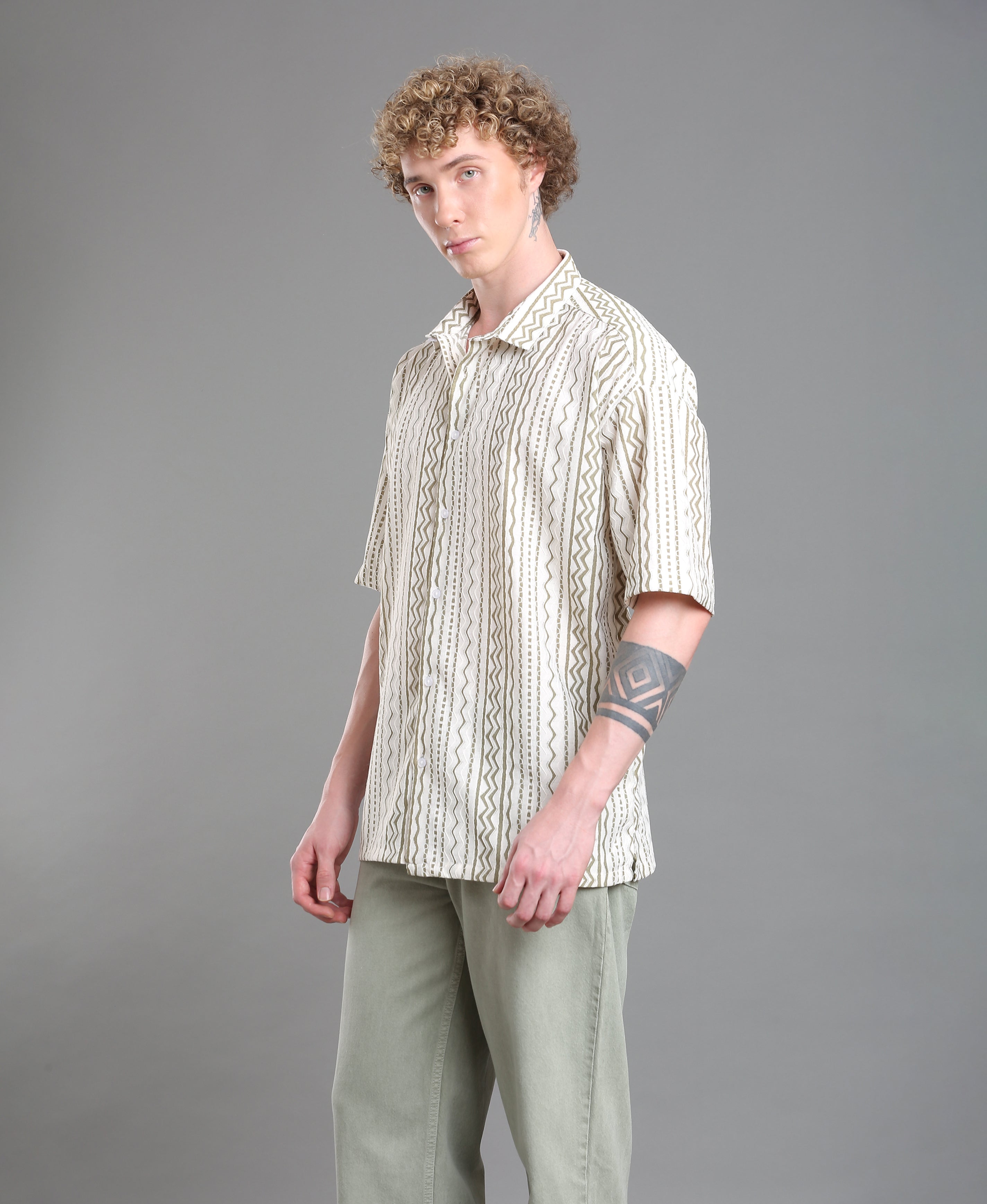 Palm Breeze Cuban Shirt