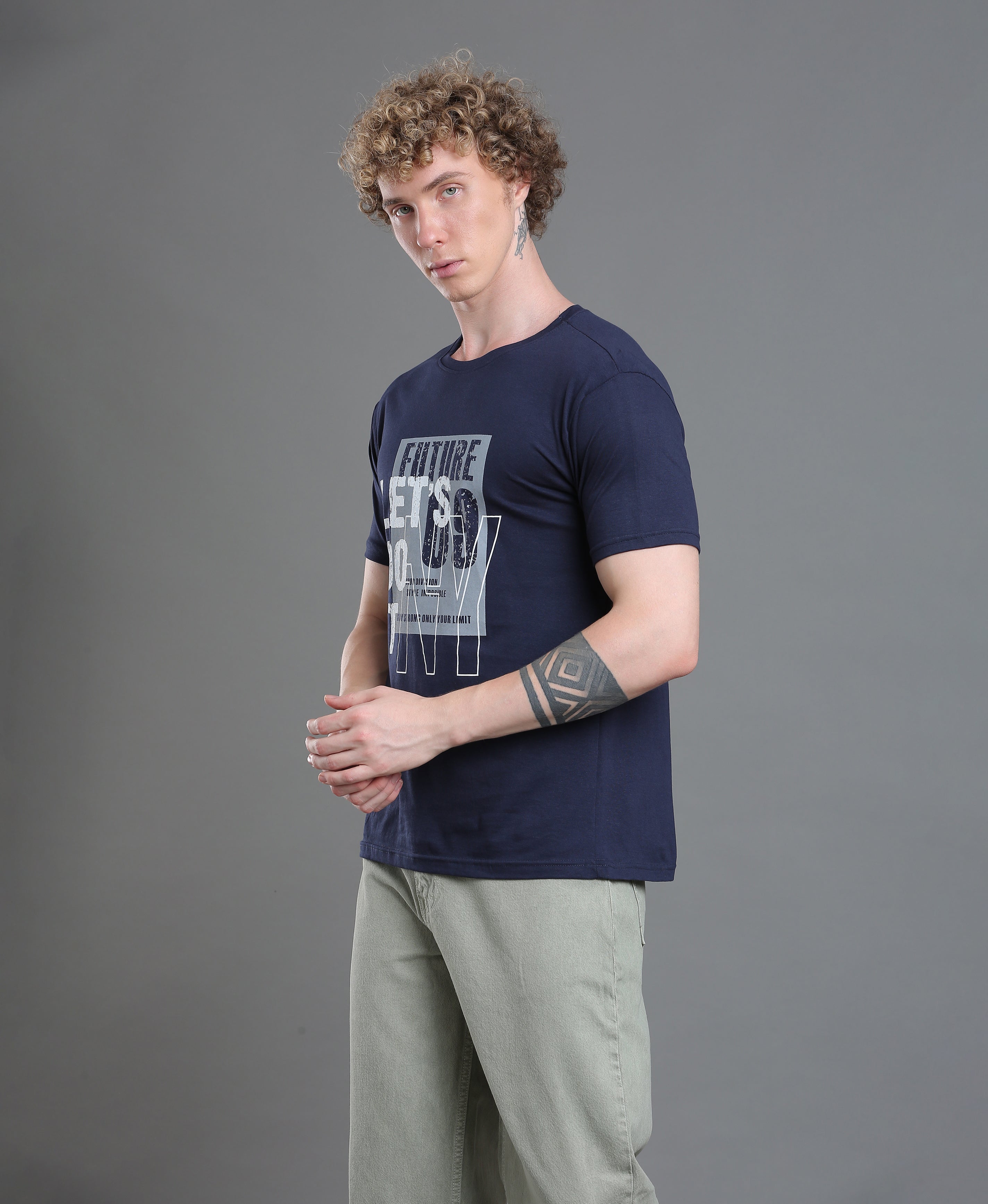Midnight Crest Print Tee