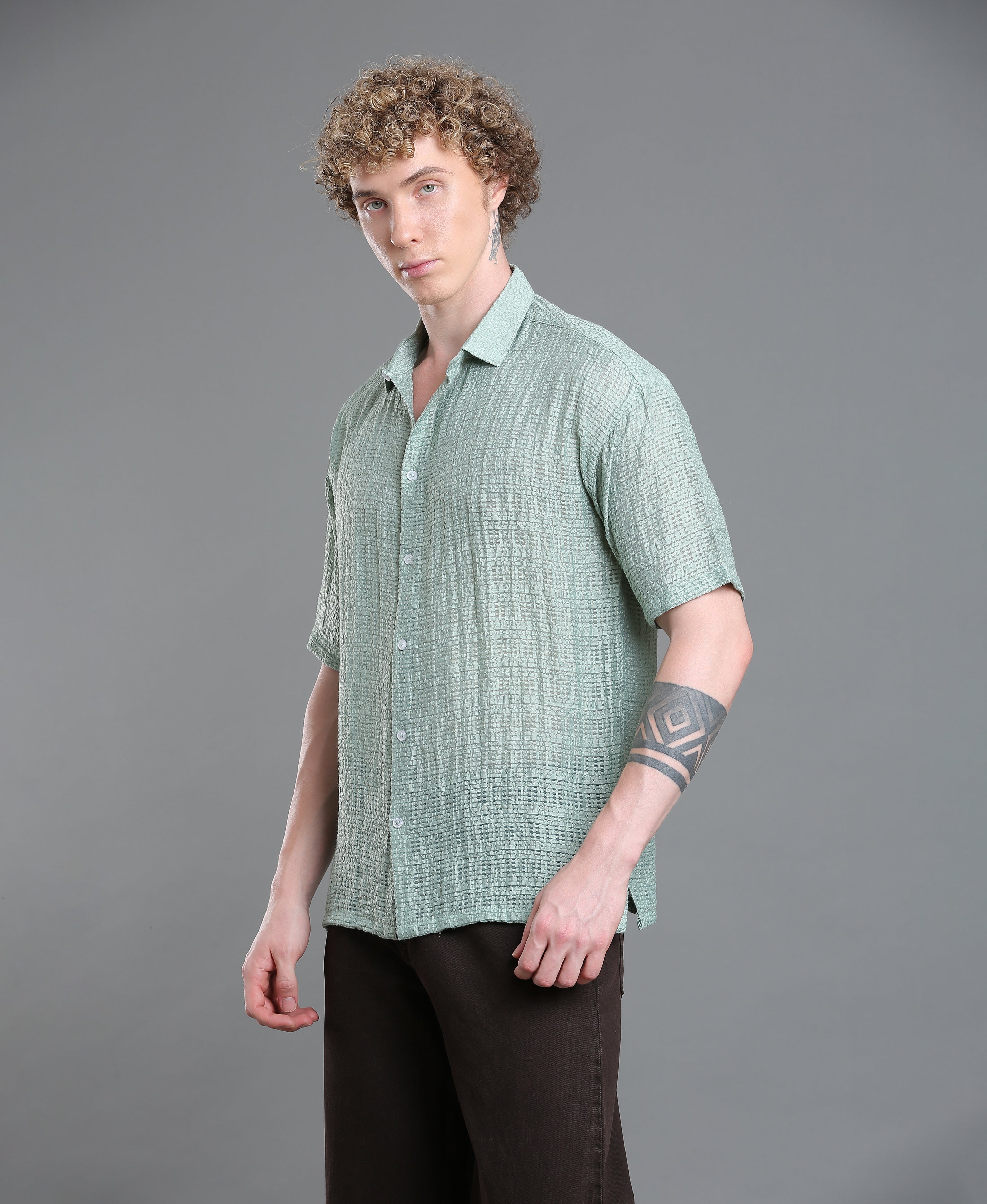 Olive Flow Relax Shirt