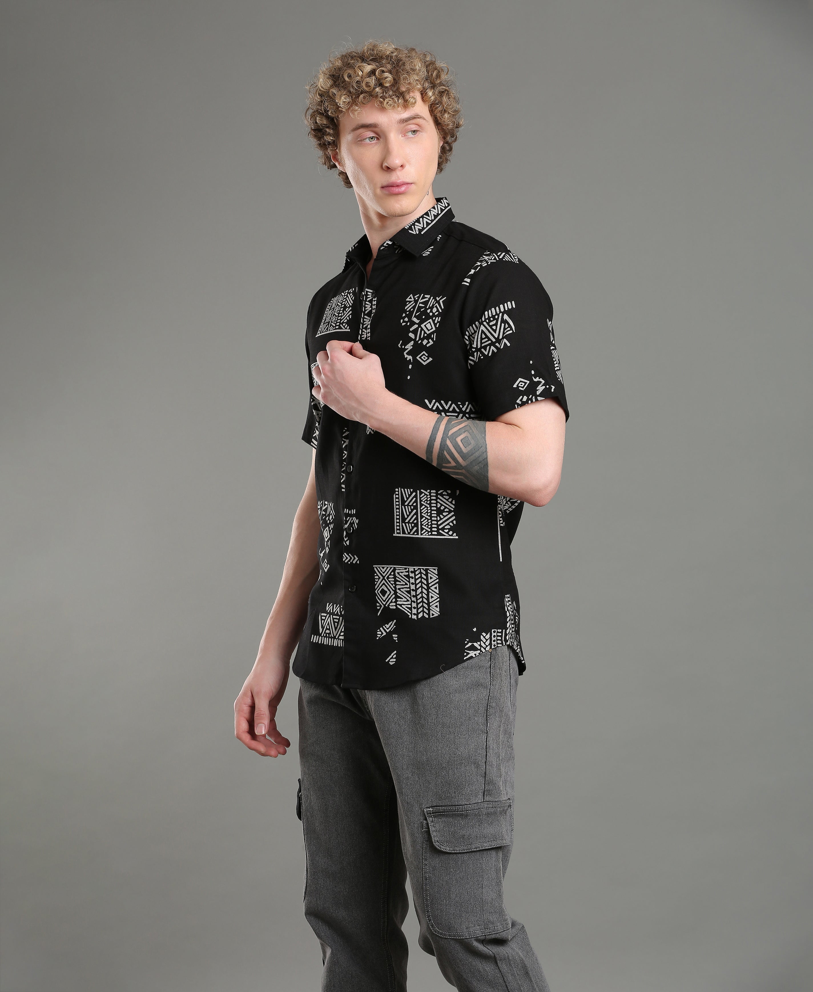 Horizon Fade Slim Printed Shirt