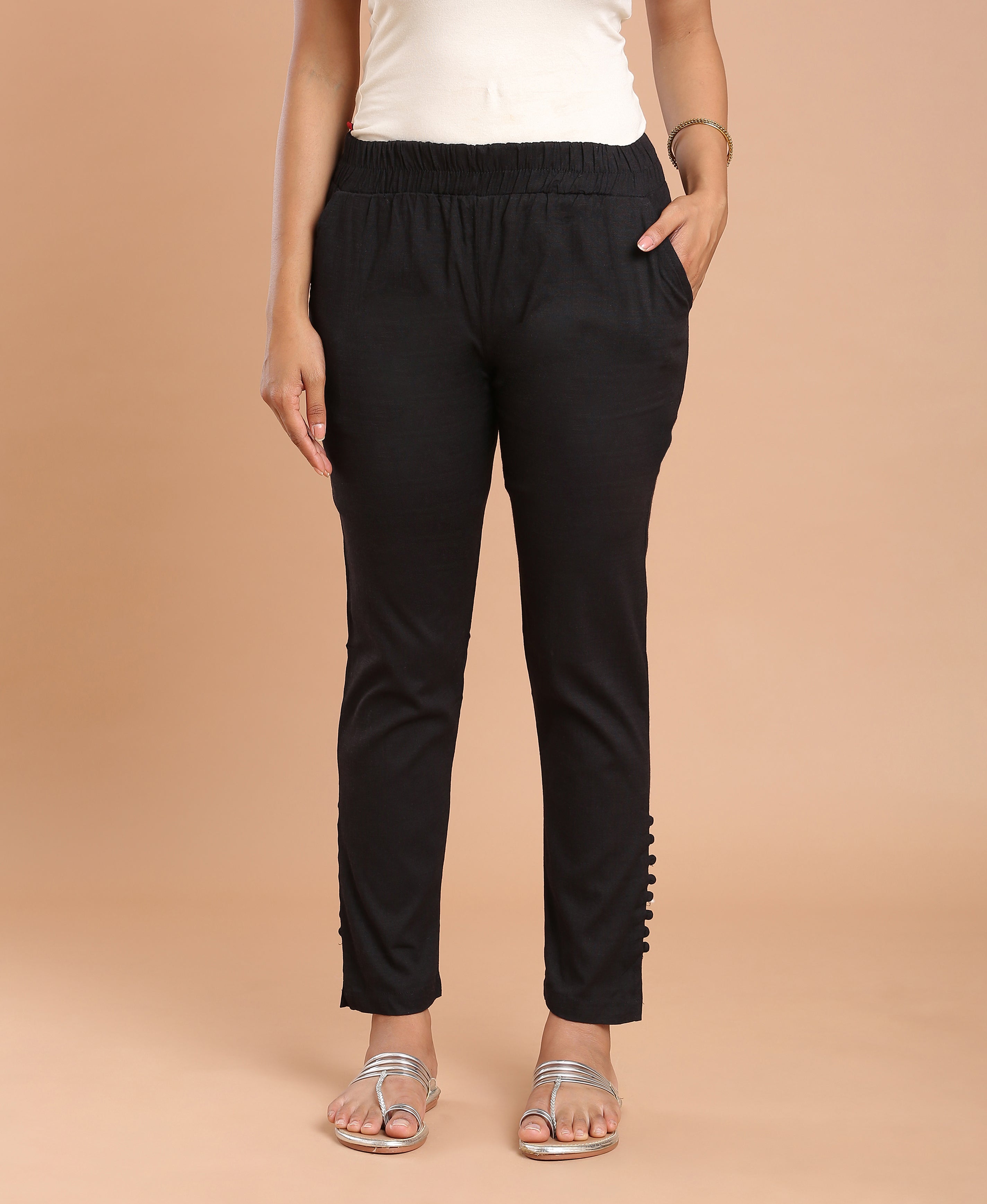 Noir Cigarette Pants