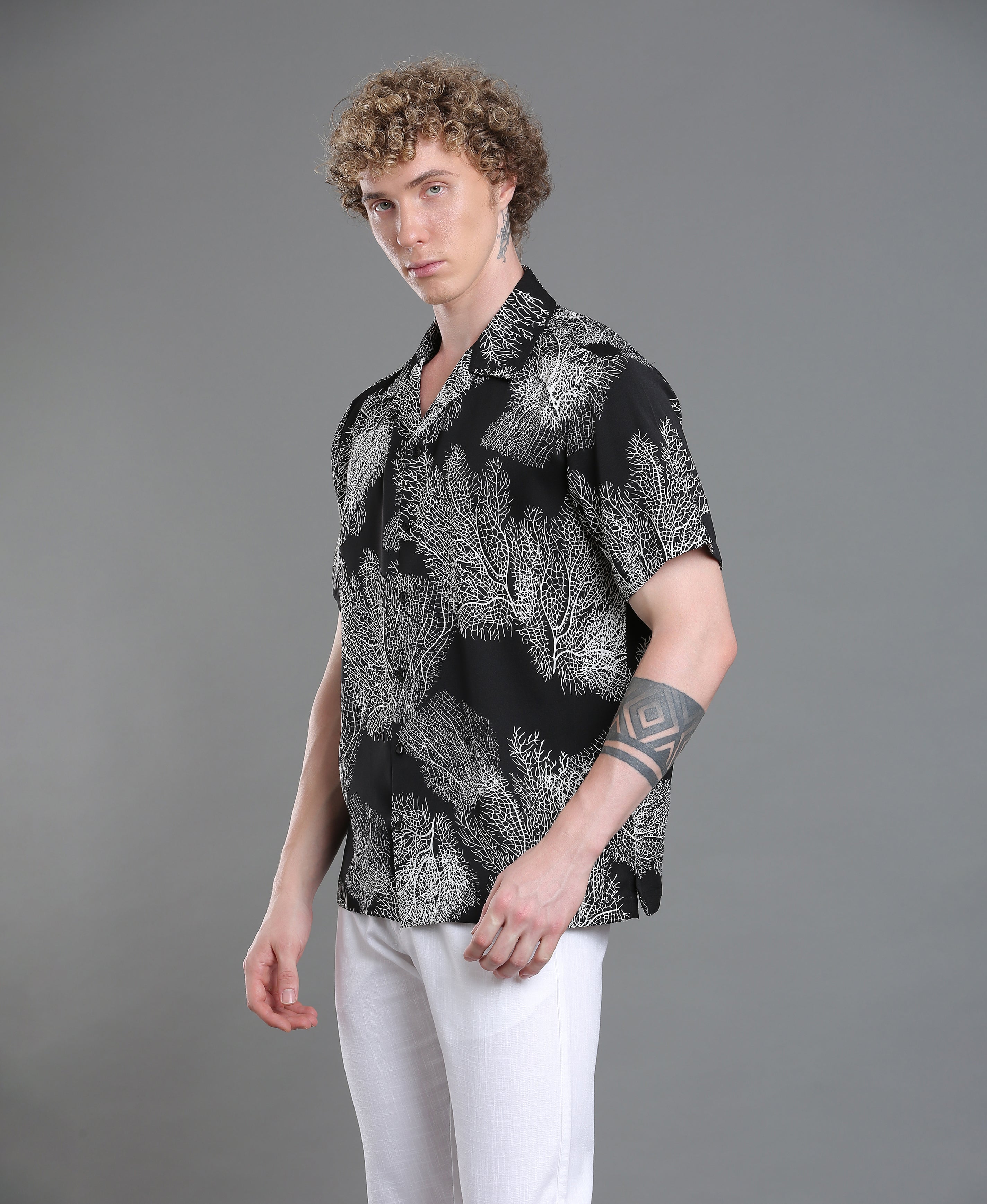 Palm Breeze Rayon Shirt