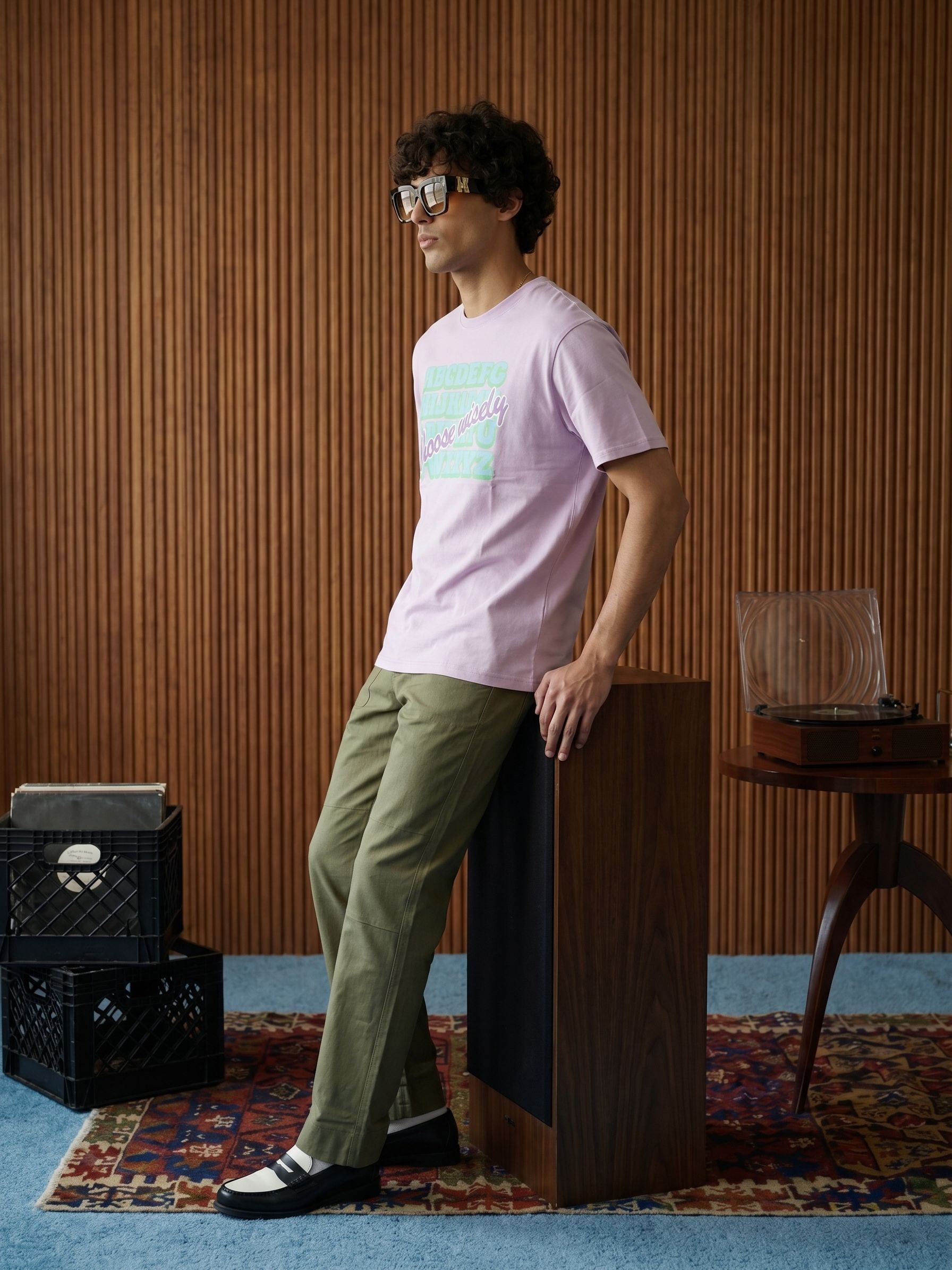 Men's Jersey 200 Gsm Light Pink Regular Fit T Shirt