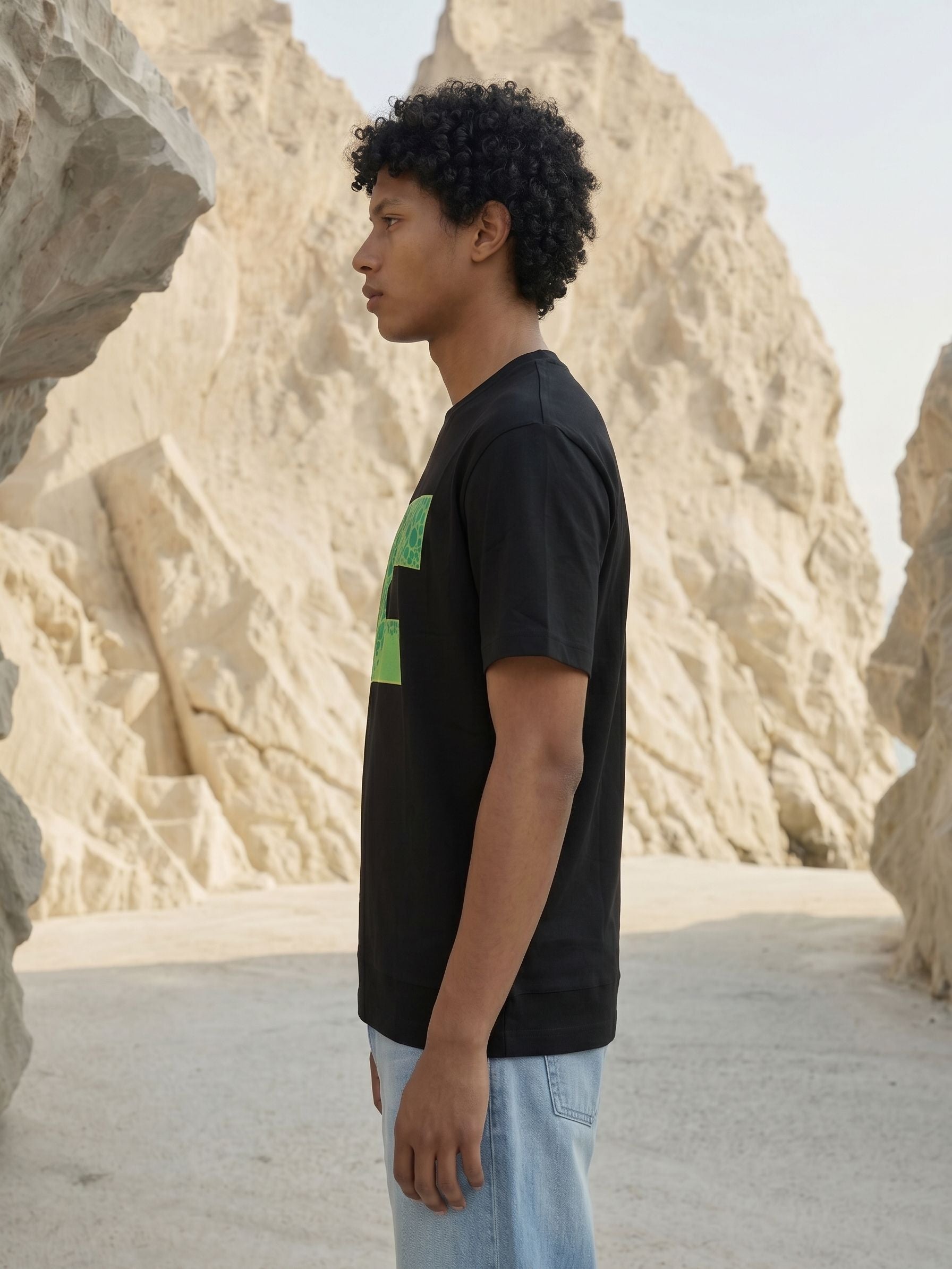 Men's Jersey 200 Gsm Black Regular Fit T Shirt