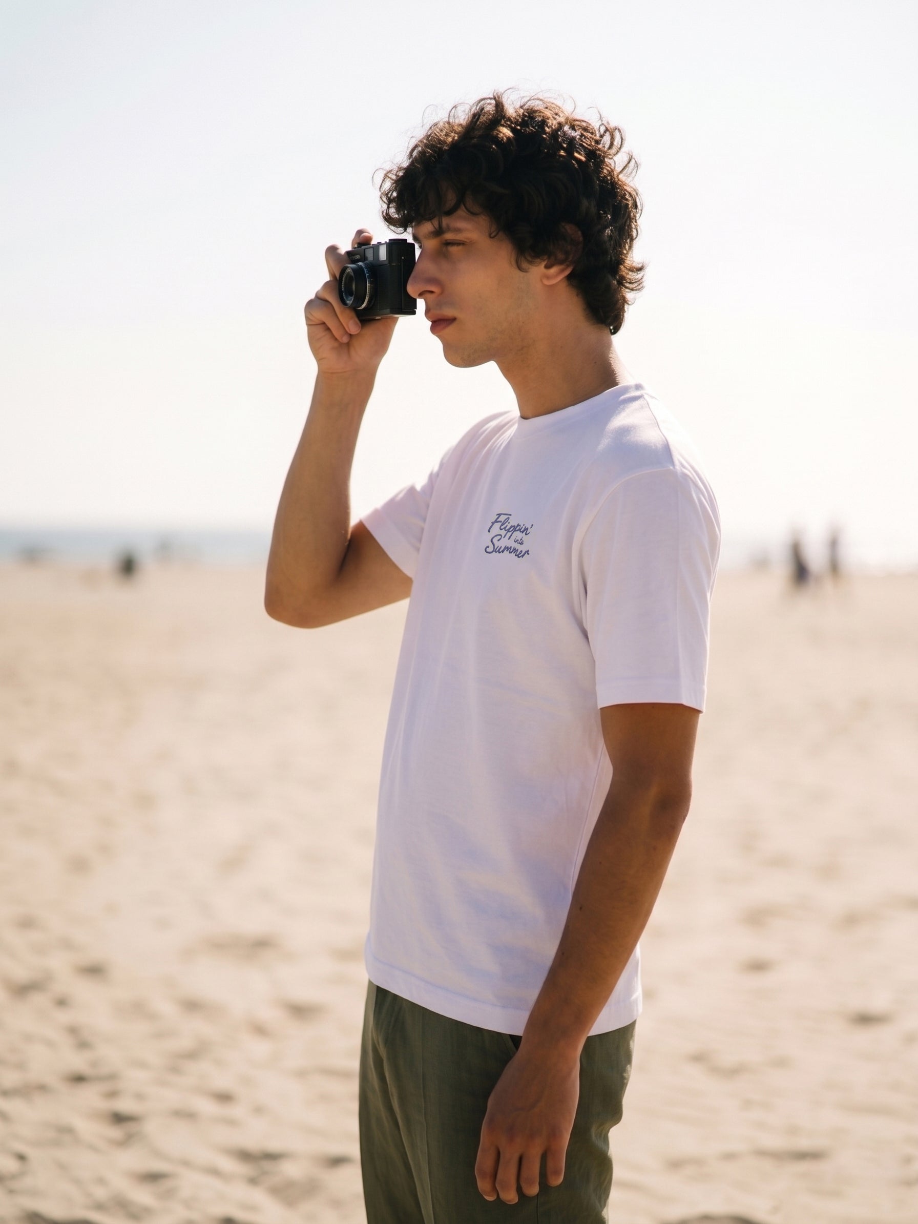Men's Cotton White Relaxed Fit T Shirt