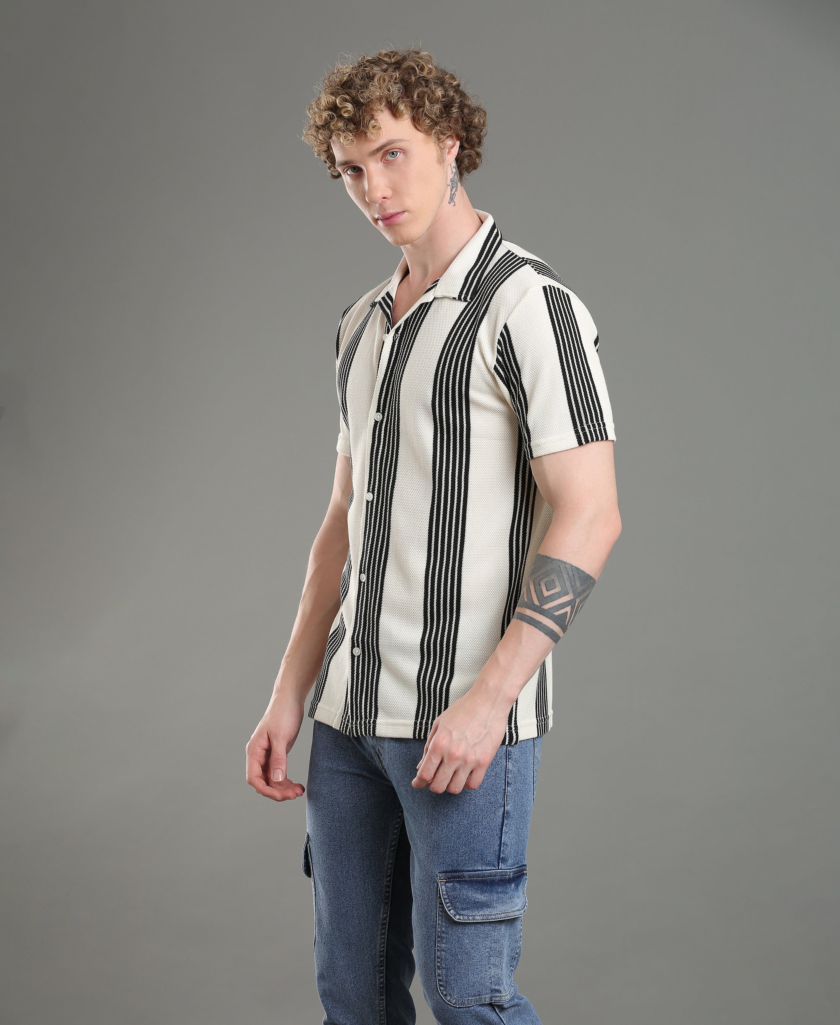 Midnight Stripe Regular Shirt