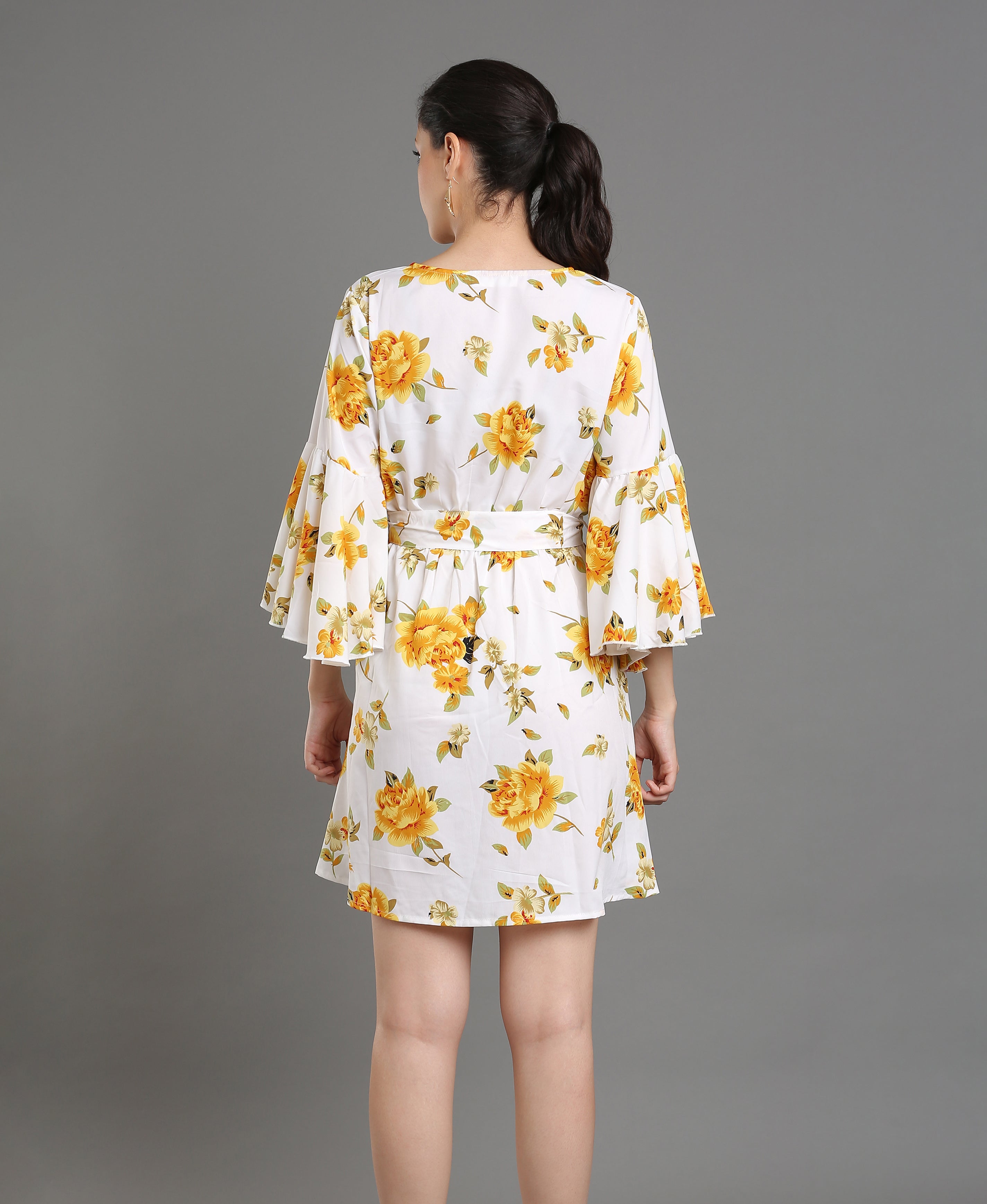 Ivory Layers Short Dress