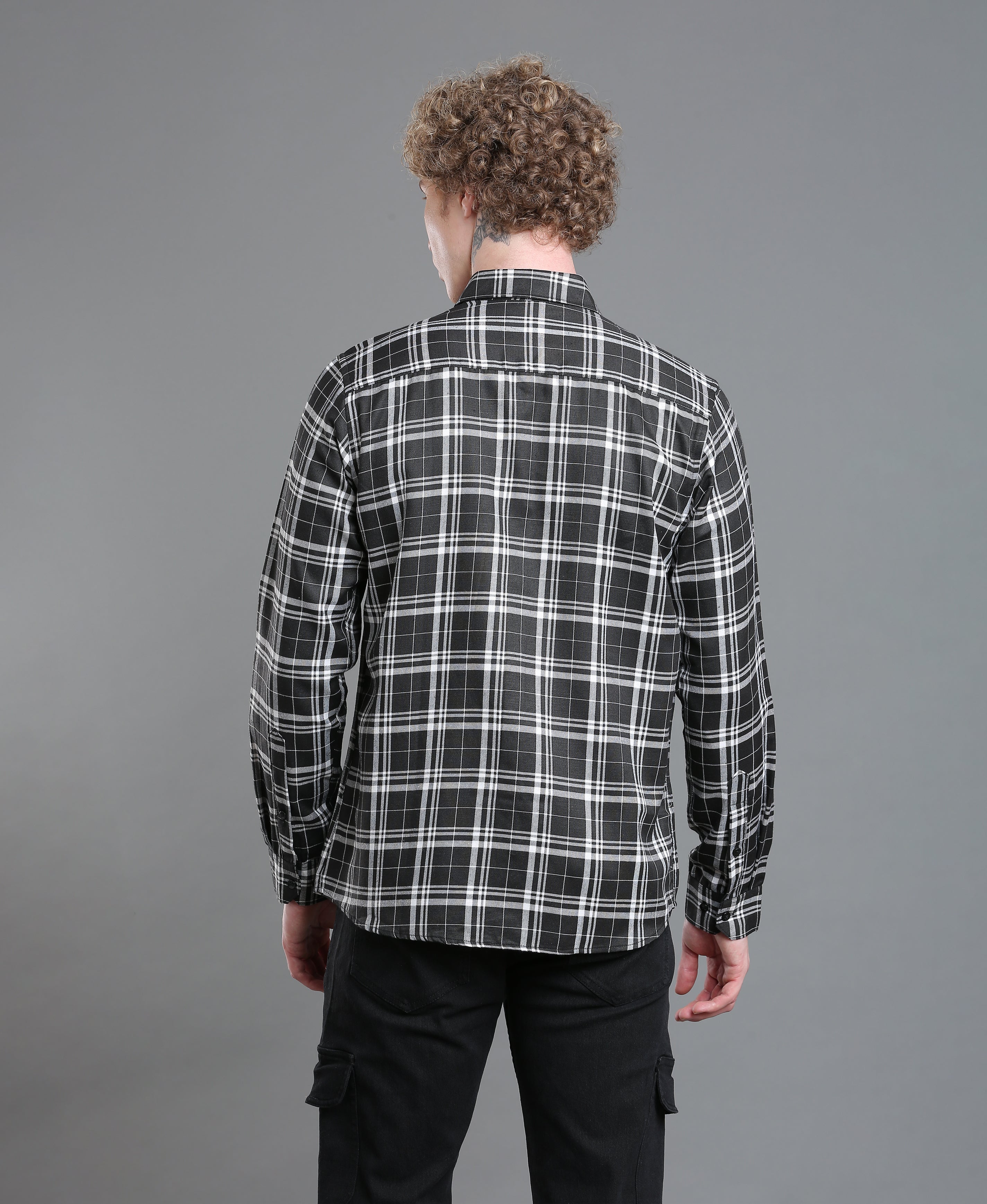 Onyx Check Tailored Shirt
