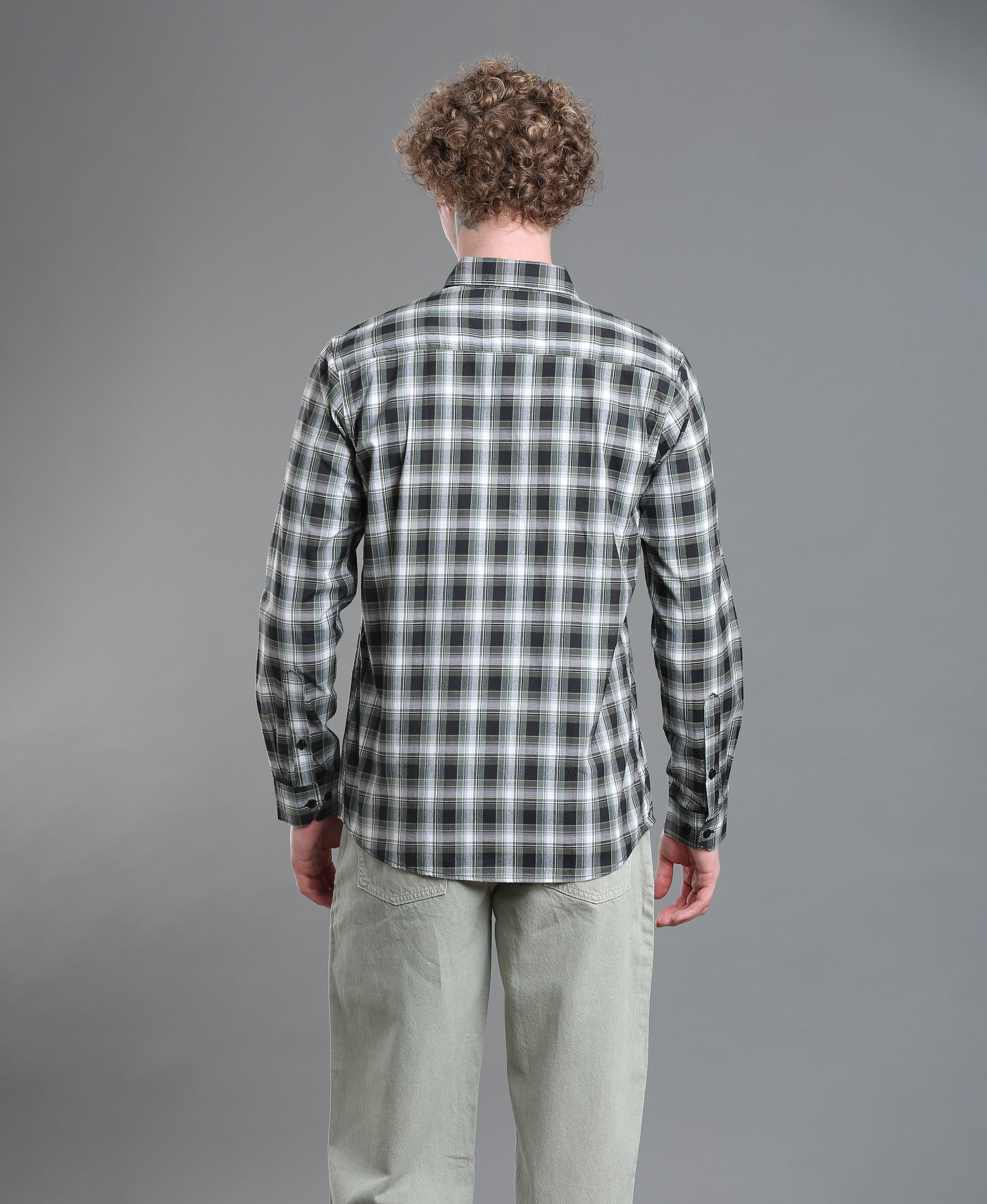 Moss Check Tailored Shirt
