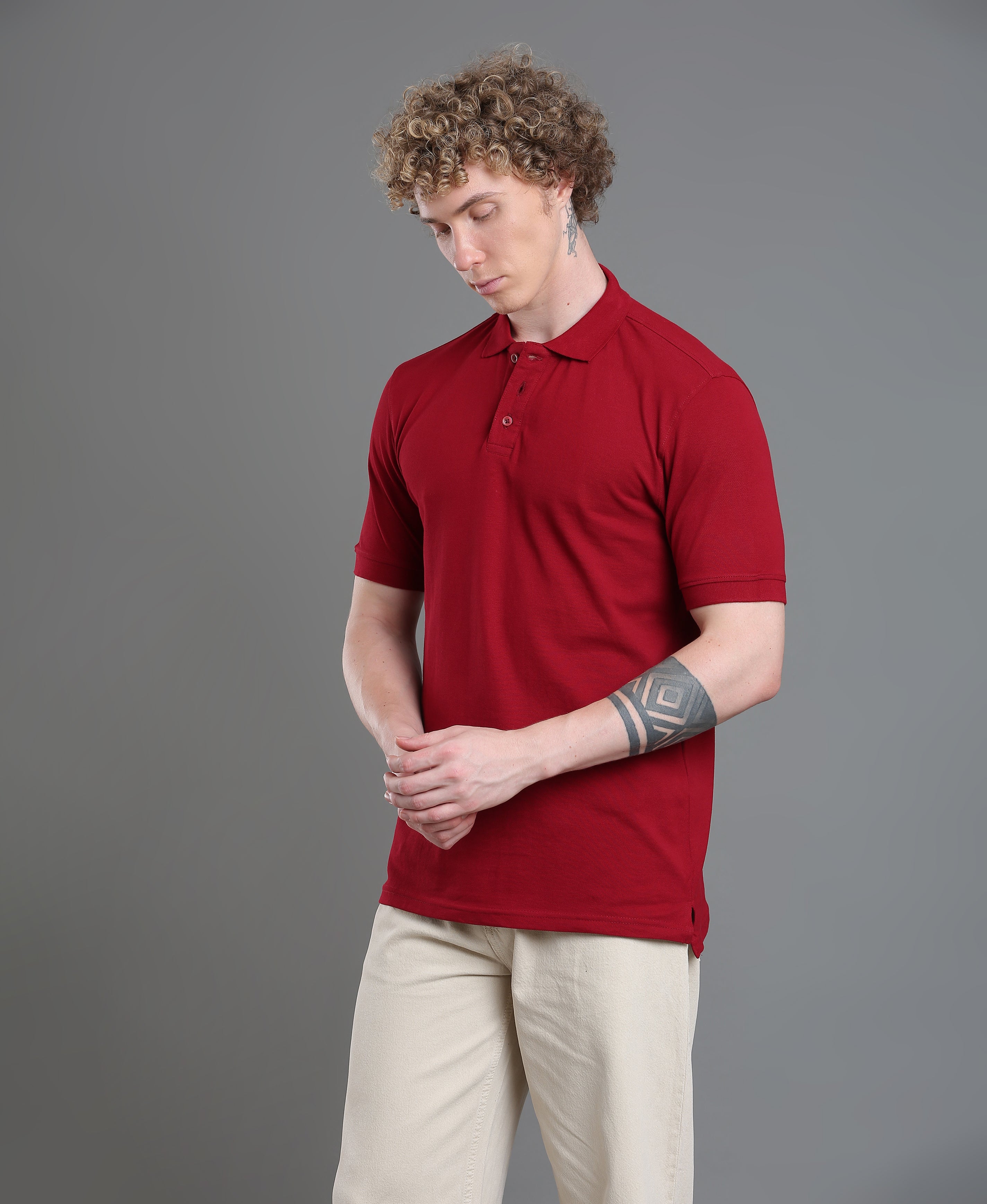 Crimson Line Classic Polo