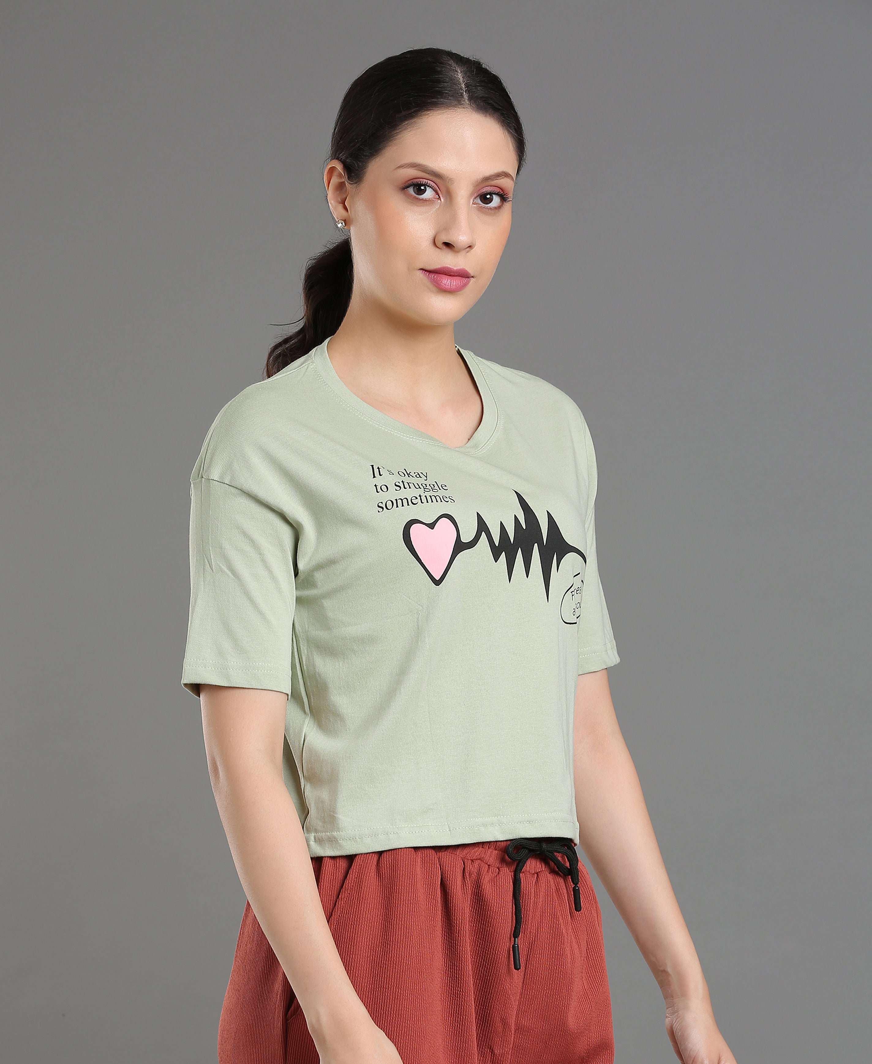 Pistachio Jersey Loose Tee