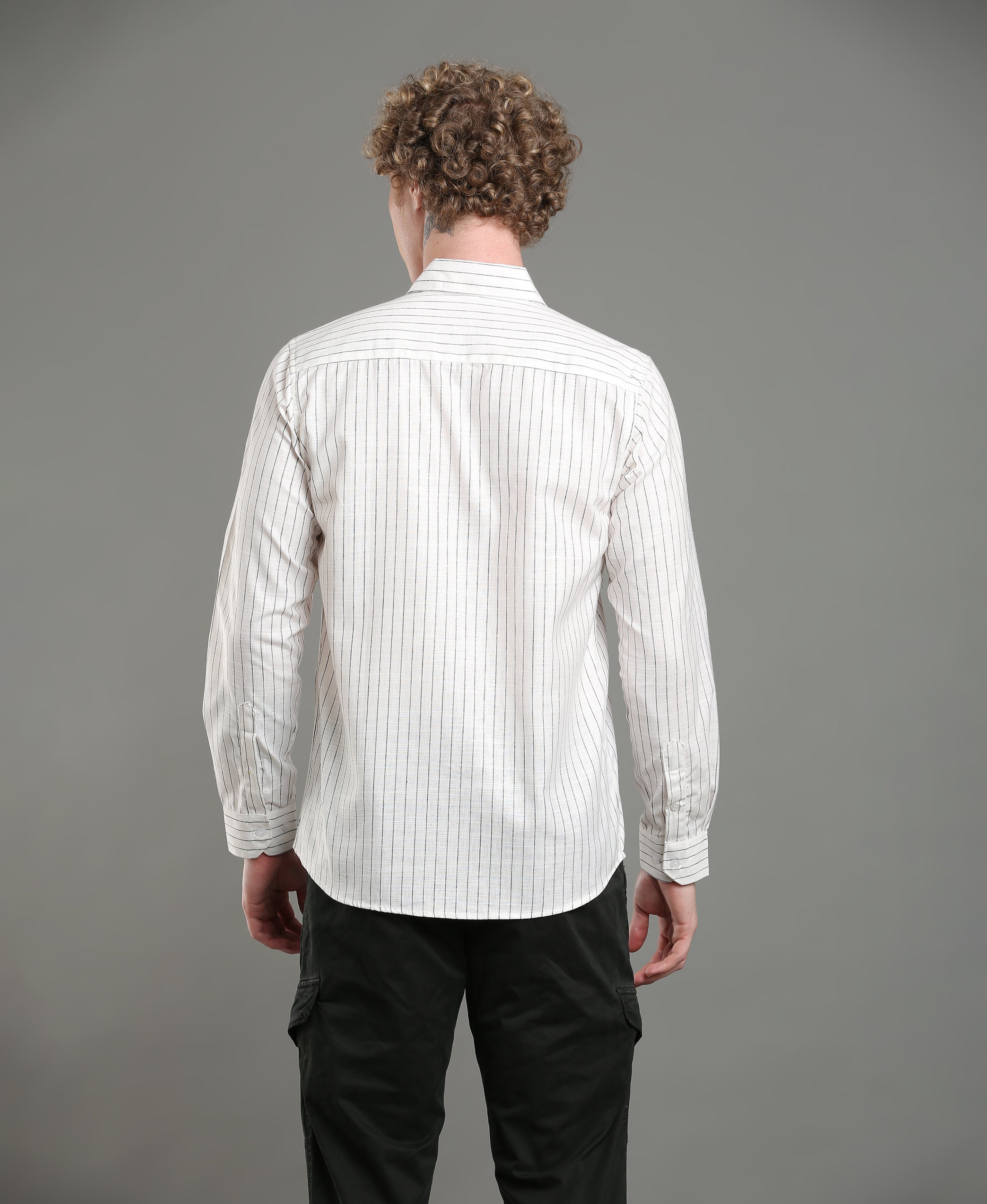 Pearl Stripe Tailored Shirt