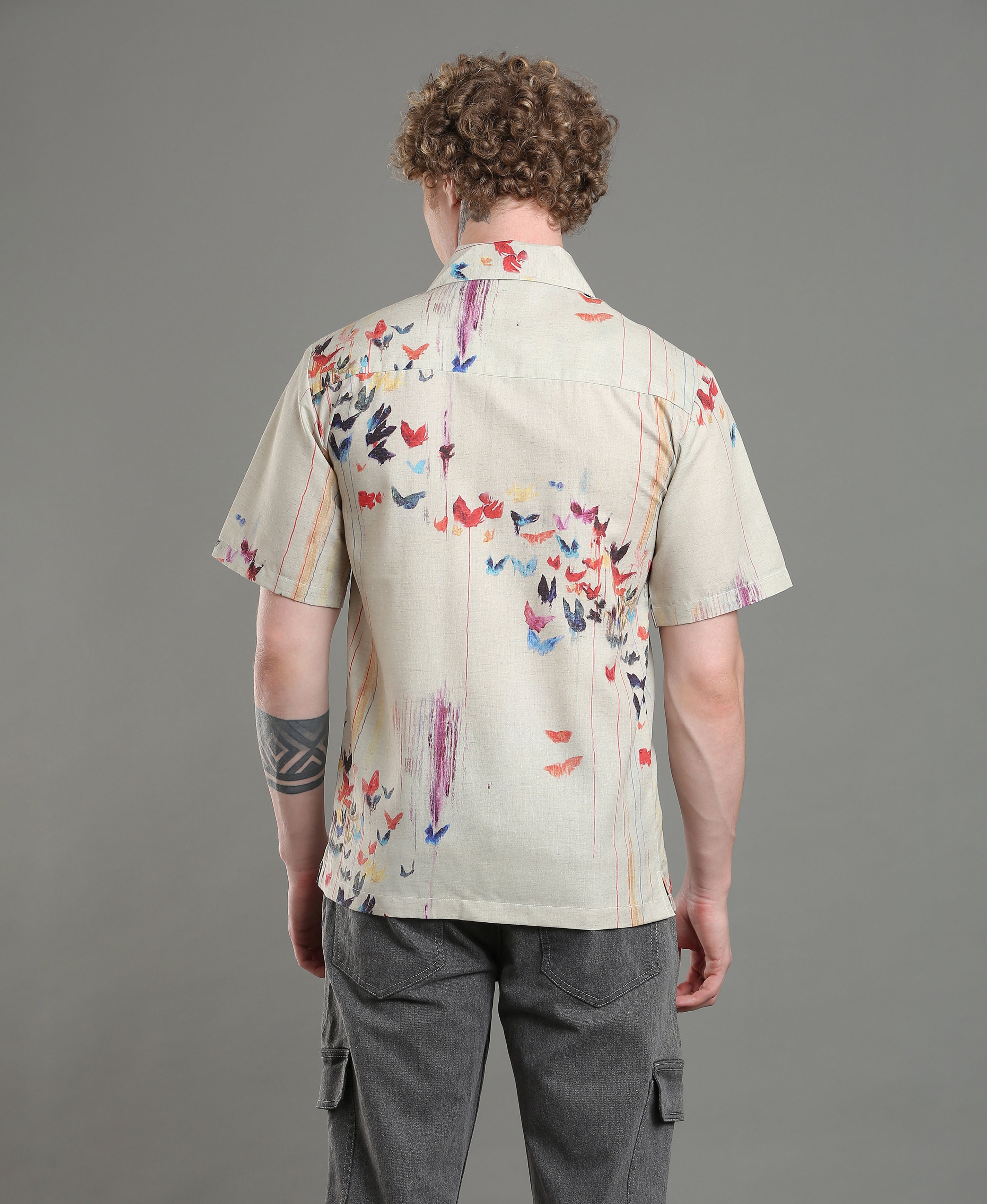 Palm Bay Multi-Color Linen Shirt