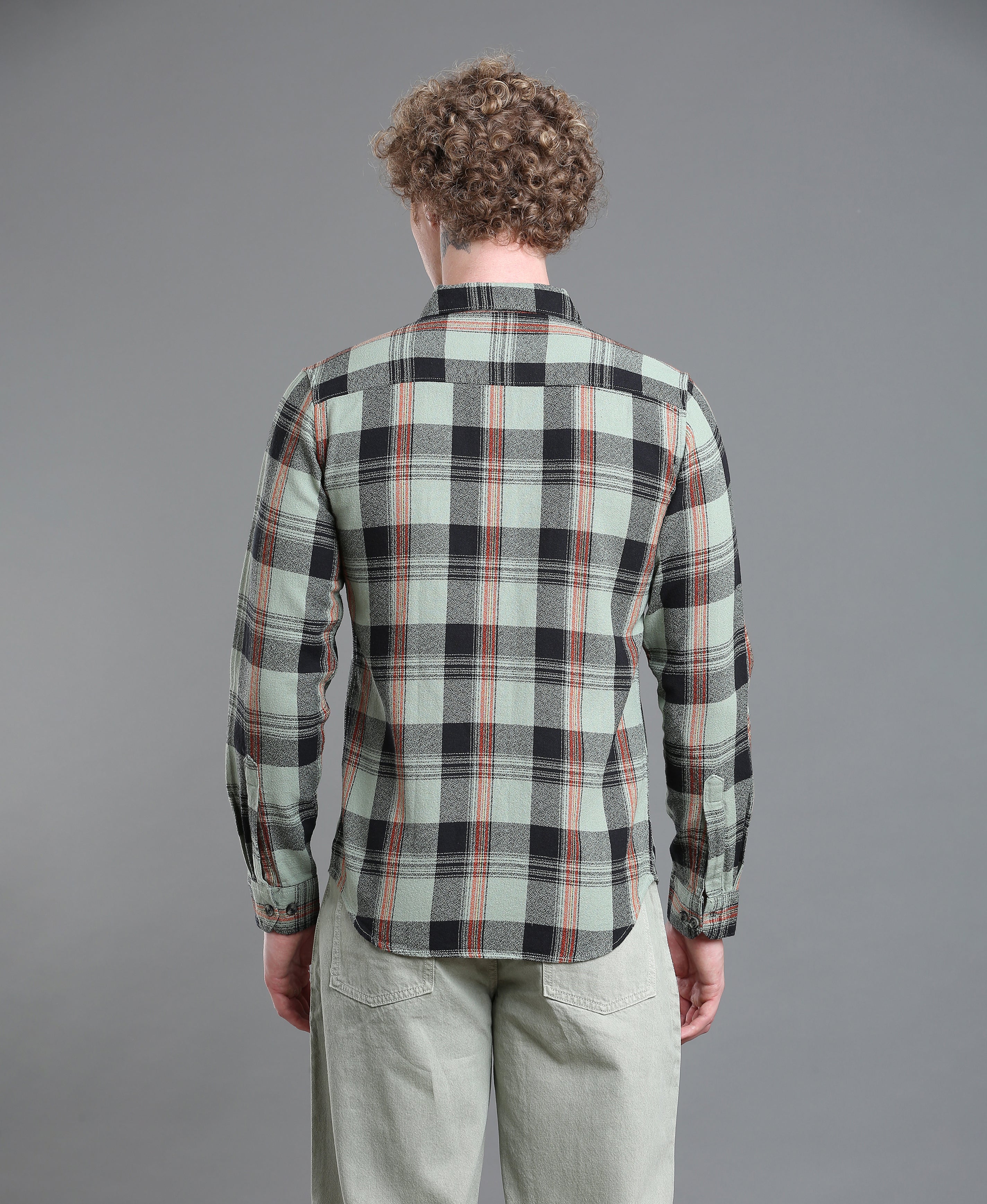 Forest Check Slim Shirt