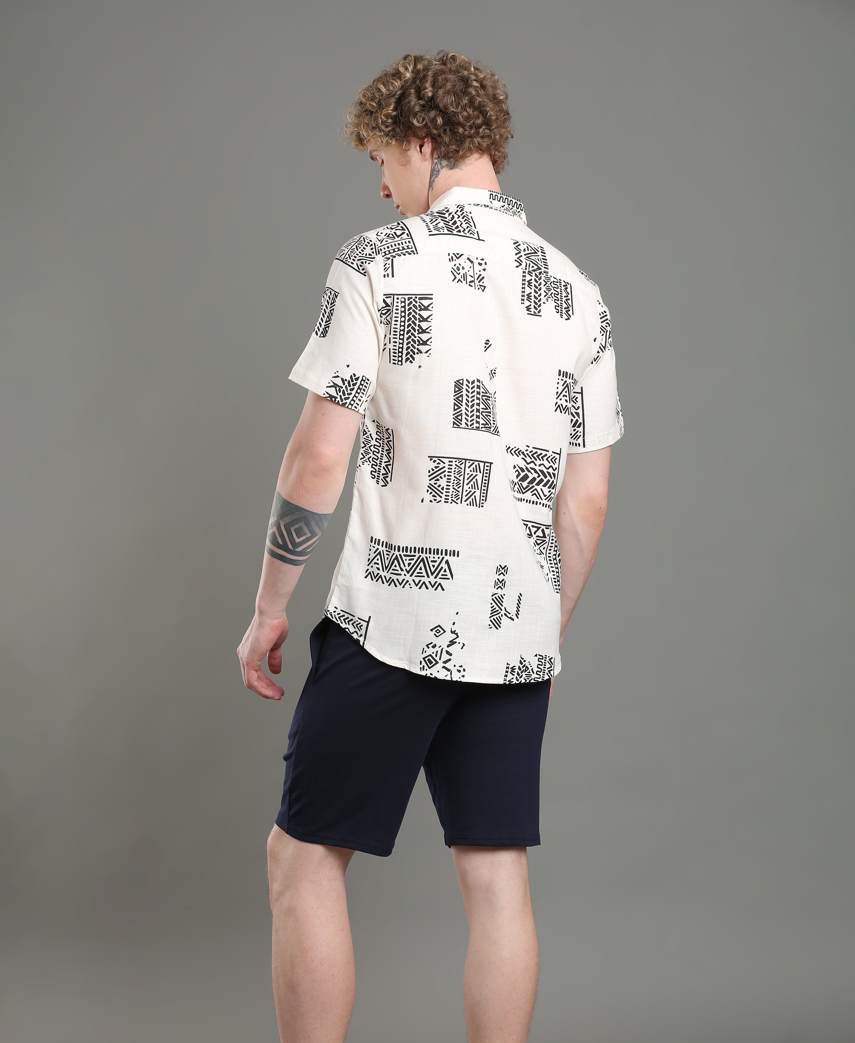Retro Flora Slim Shirt