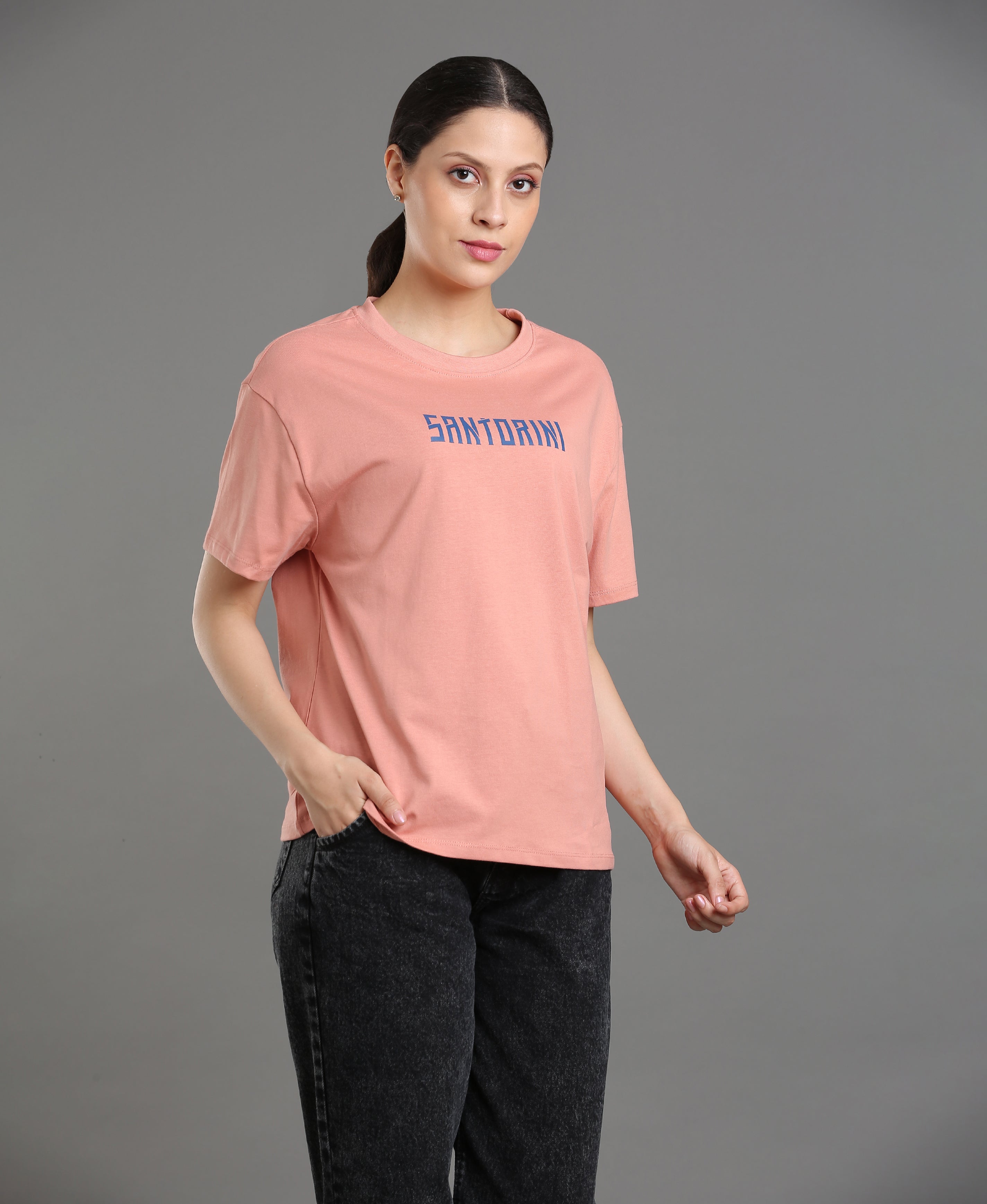 Peach Cotton Tee
