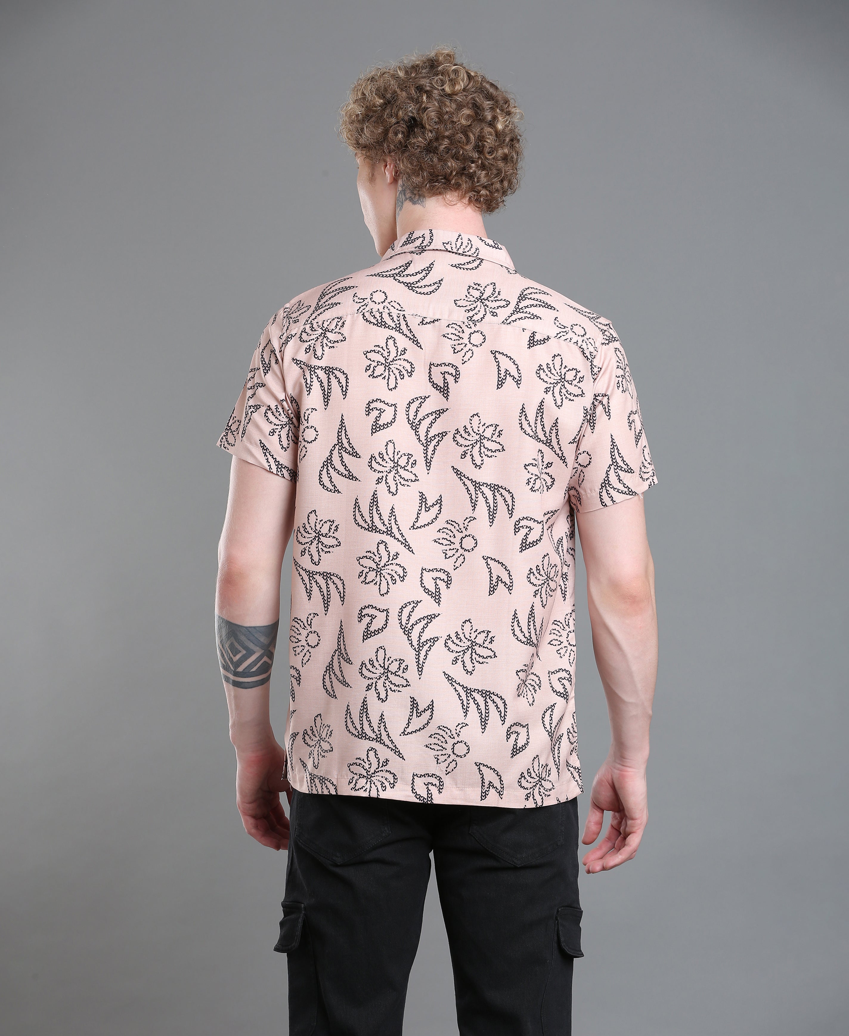 Onyx Print Drop Shoulder Shirt