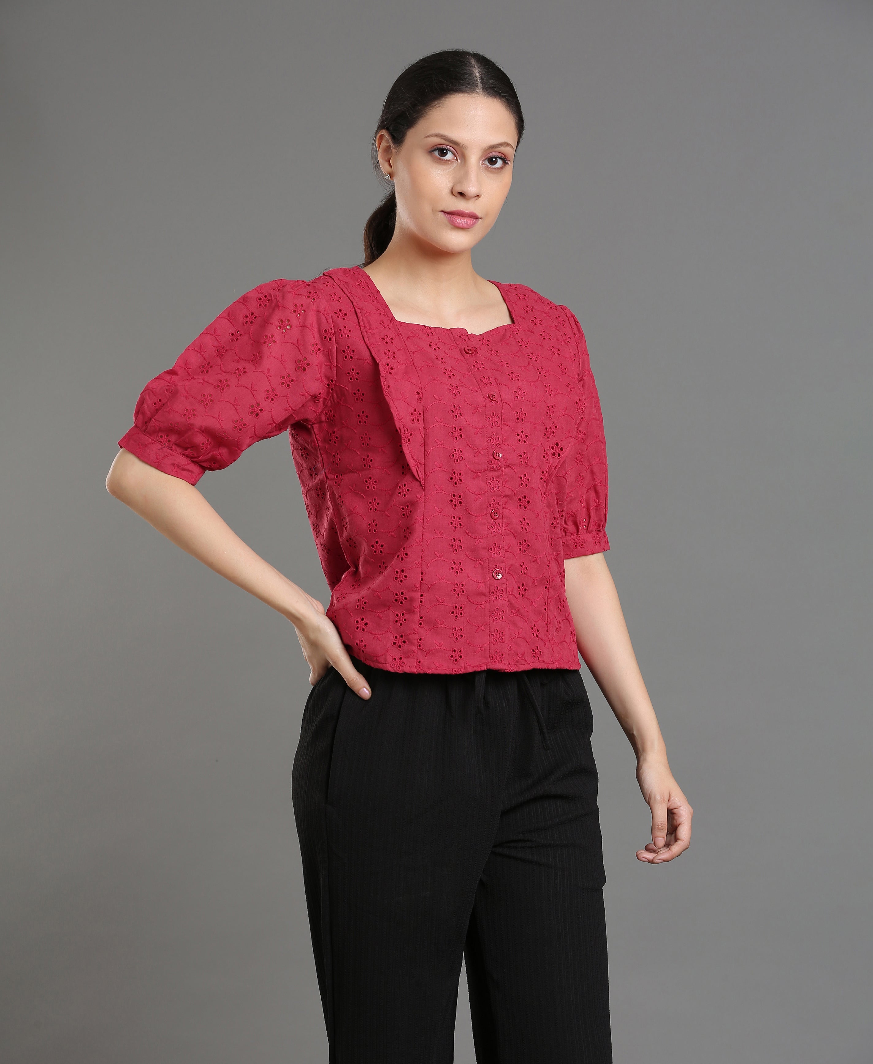 Wine Blend Crop Top