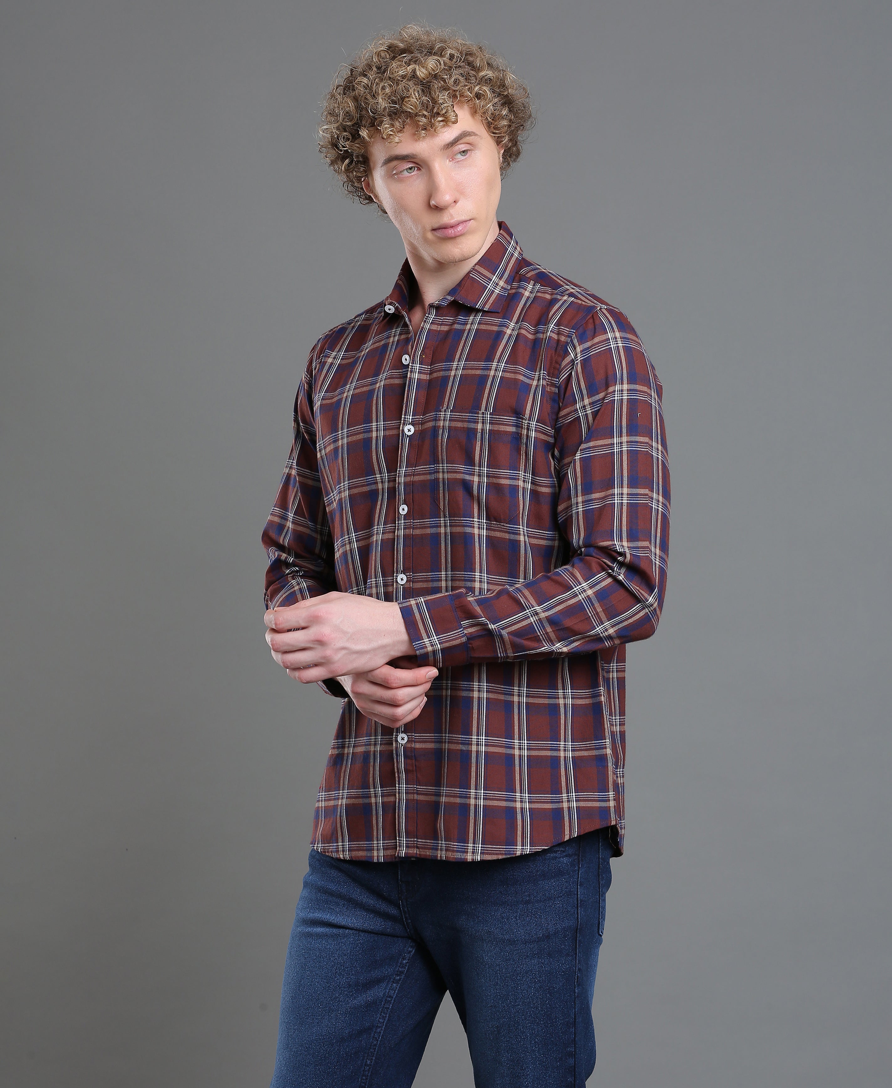Vintage Check Tailored Shirt