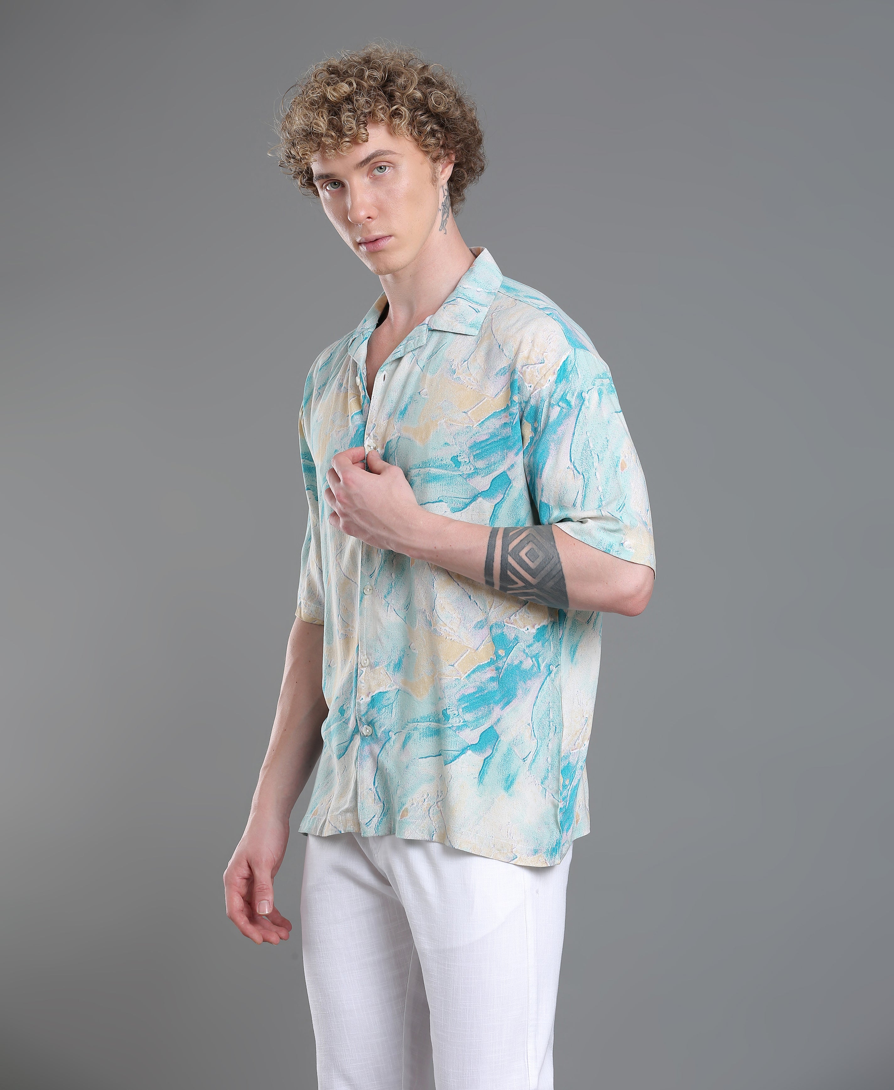 Tropical Bloom Regular Shirt