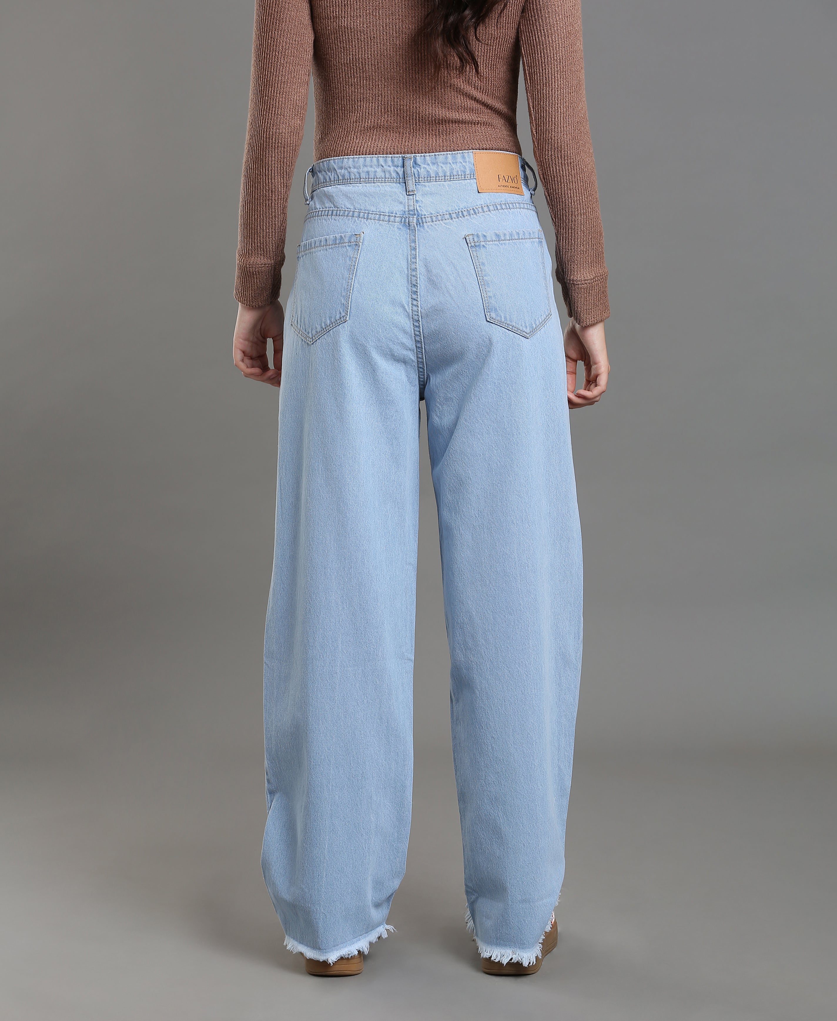 Ice Wash Classic Denim Jean