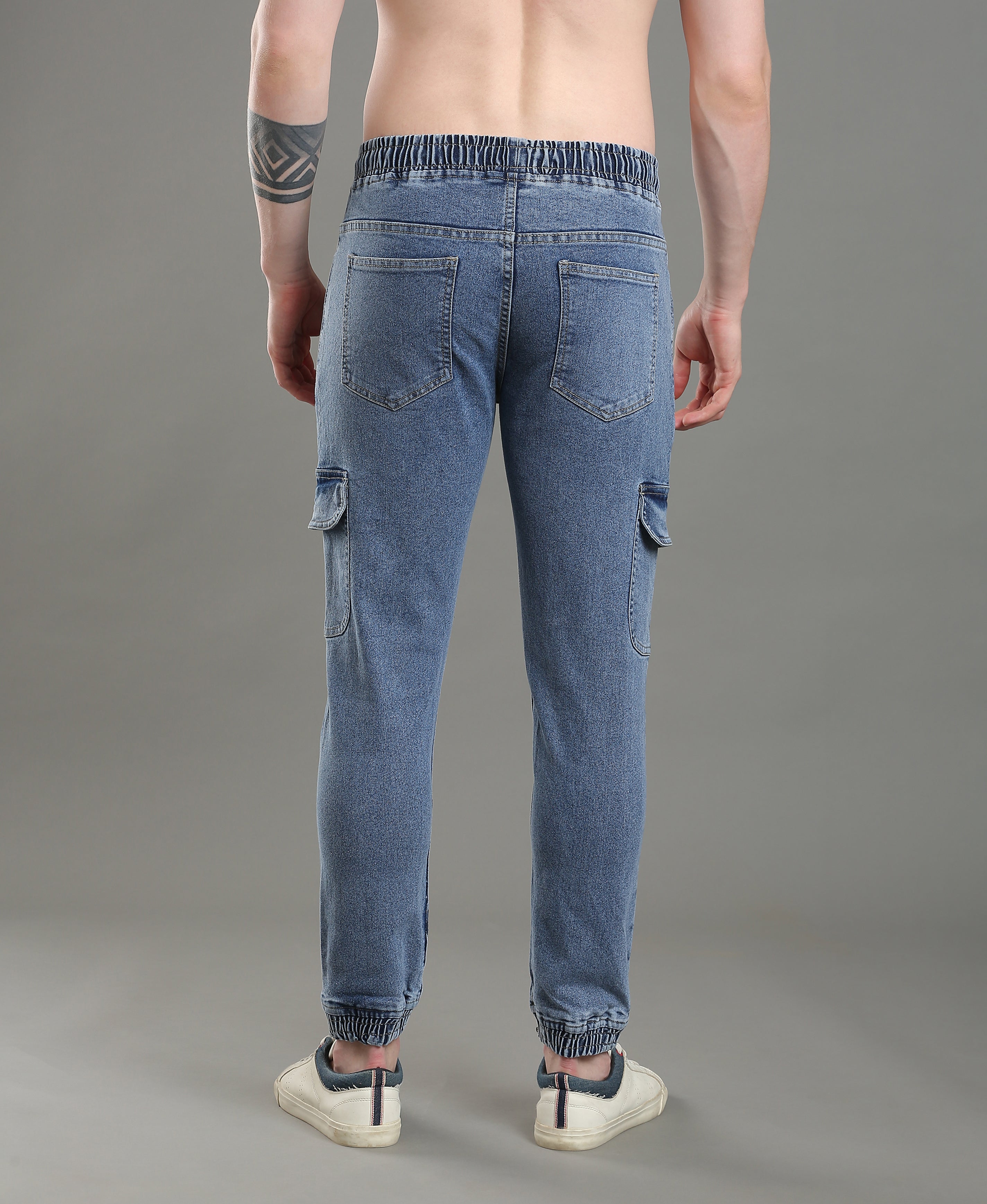 Ocean Fade Denim Joggers