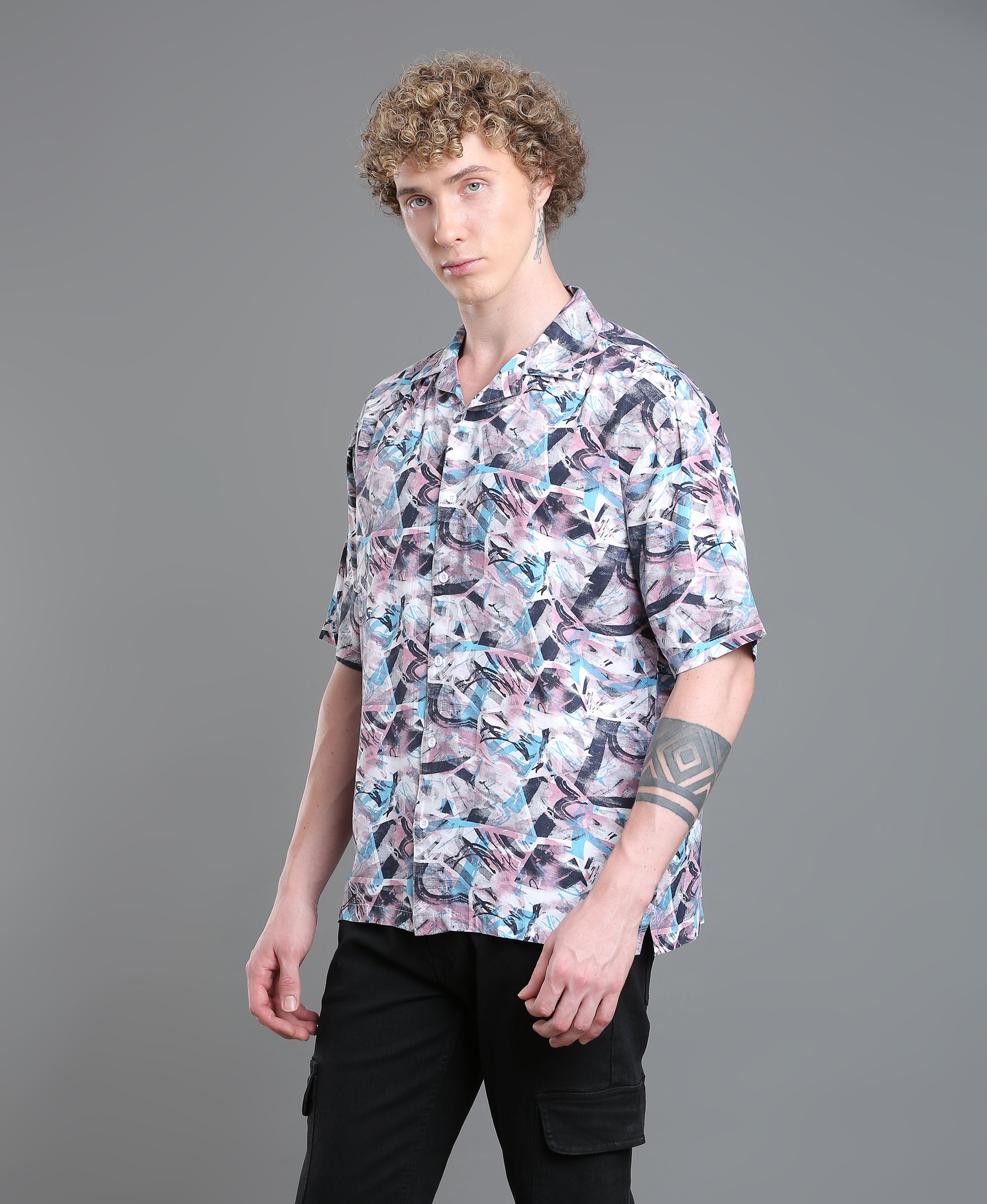 Mosaic Breeze Rayon Shirt