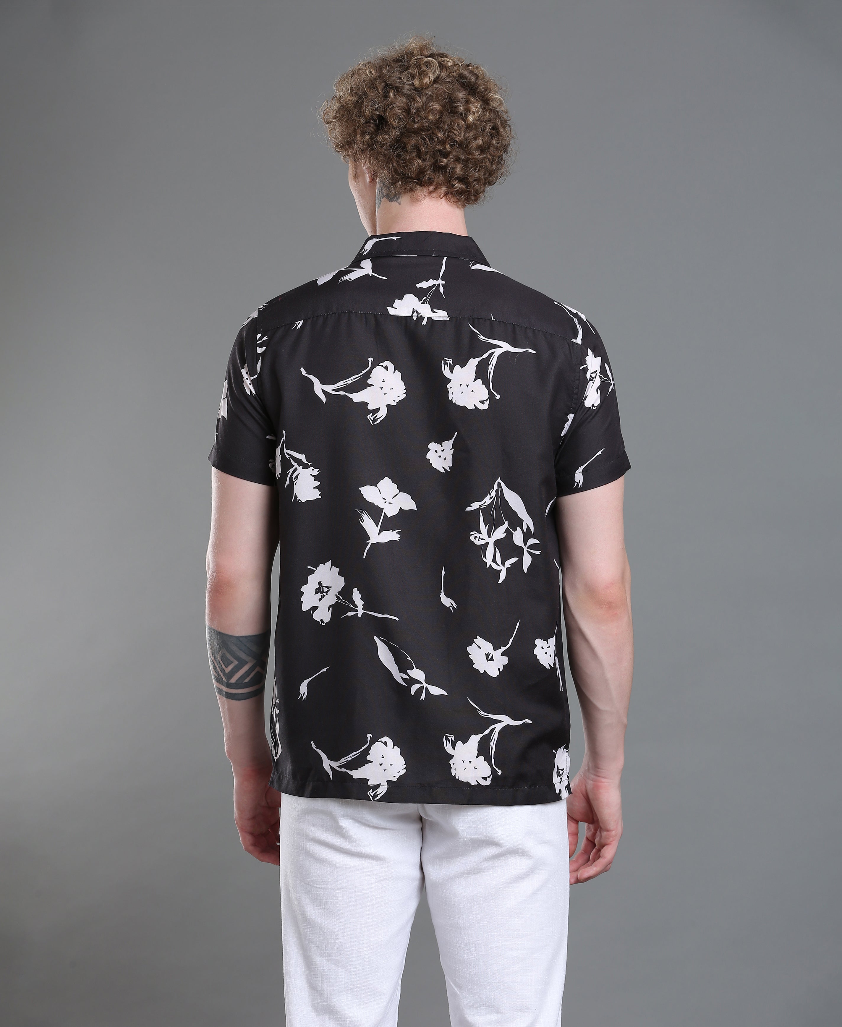 Onyx Cuban Print Shirt