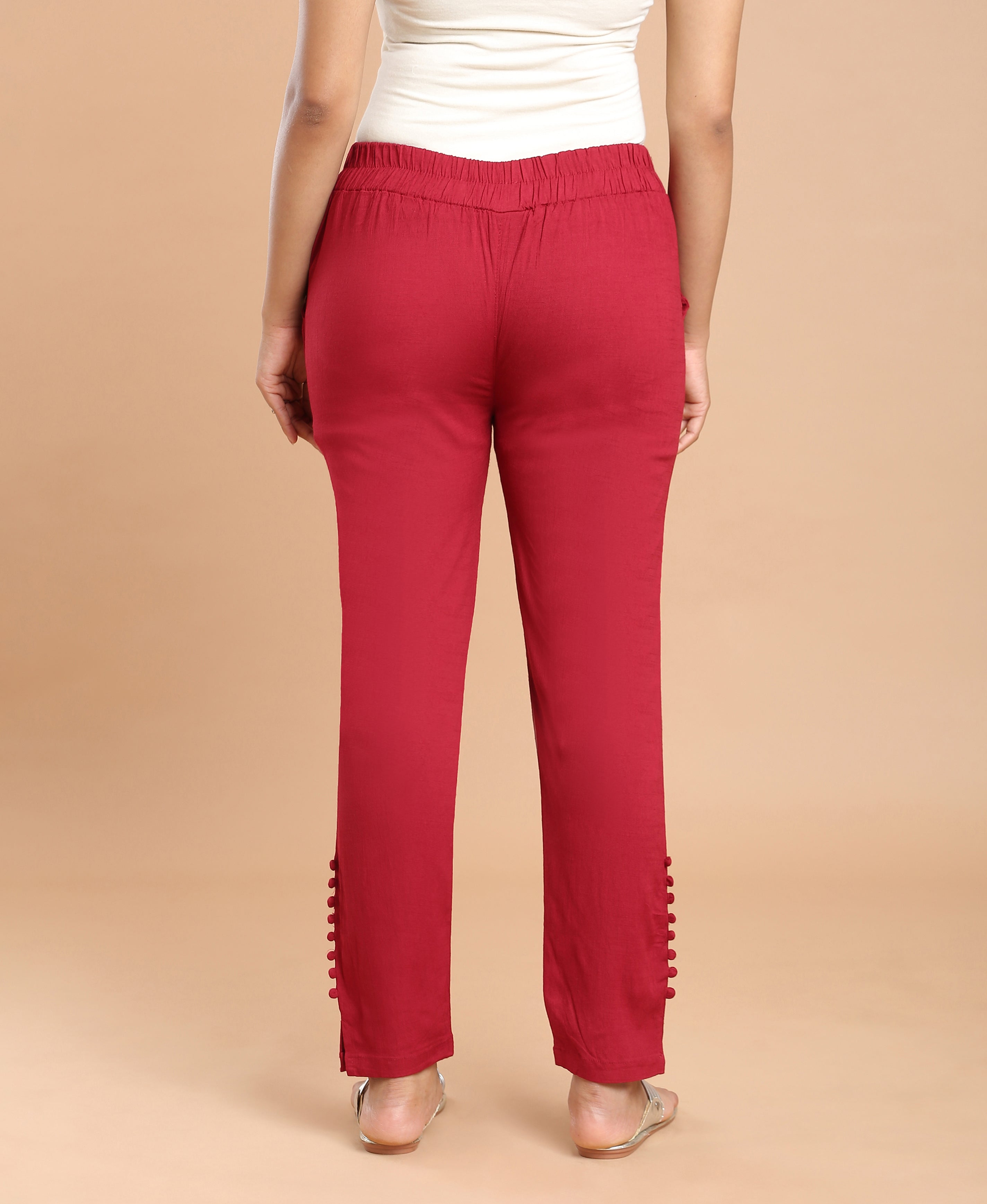 Merlot Cigarette Pants