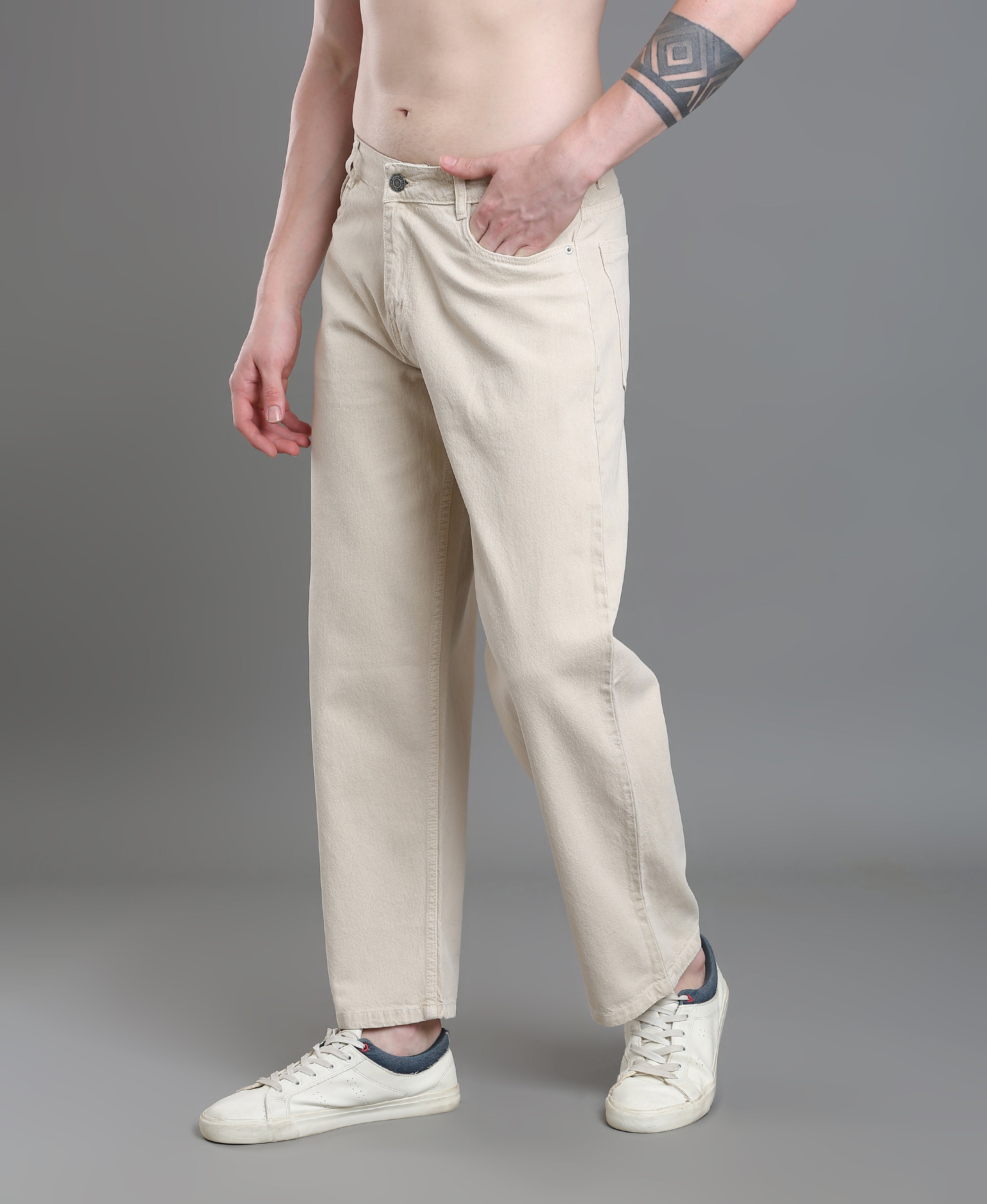 Ivory Fade Denim Jeans