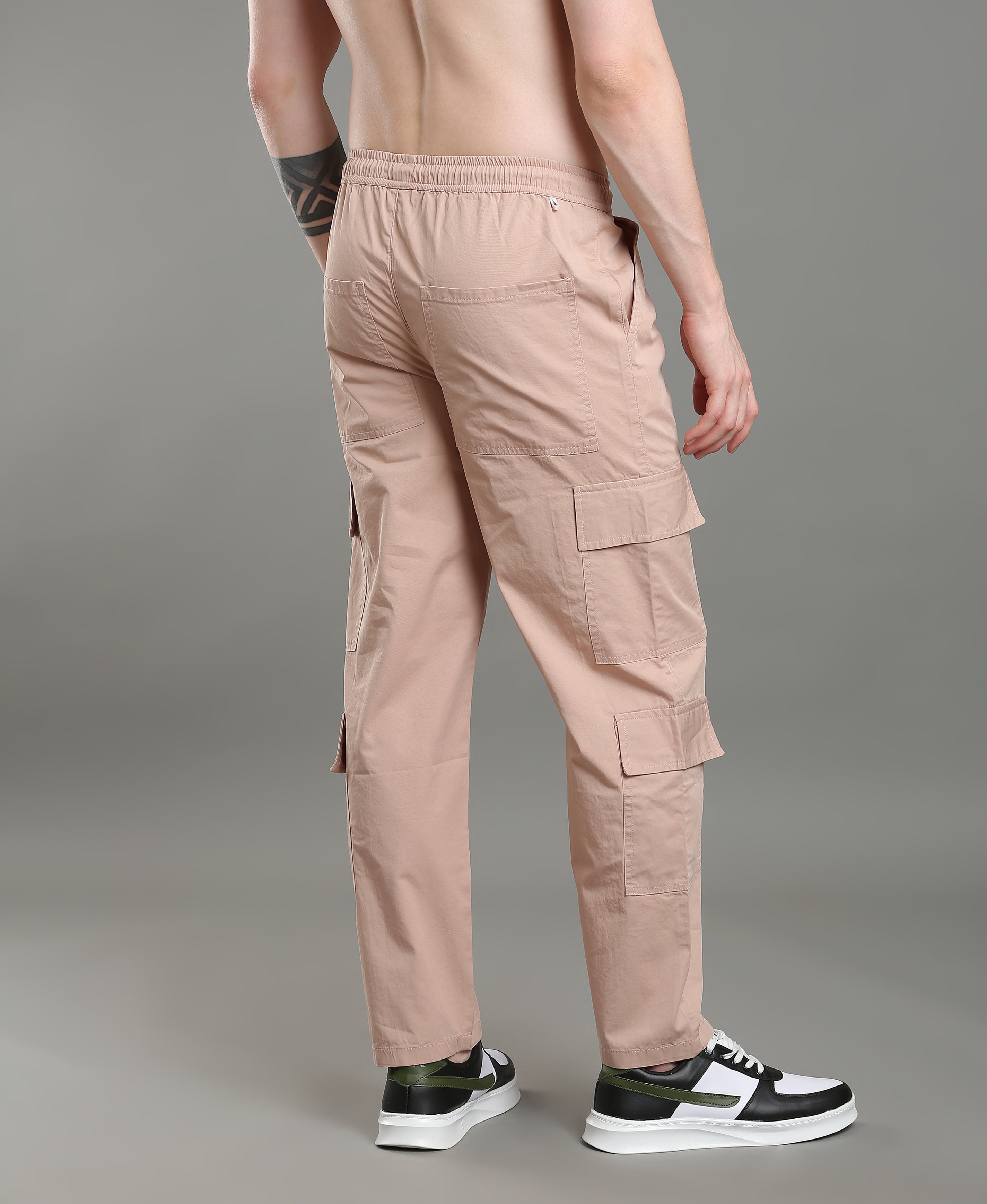 Coral Dust Twill Cargos