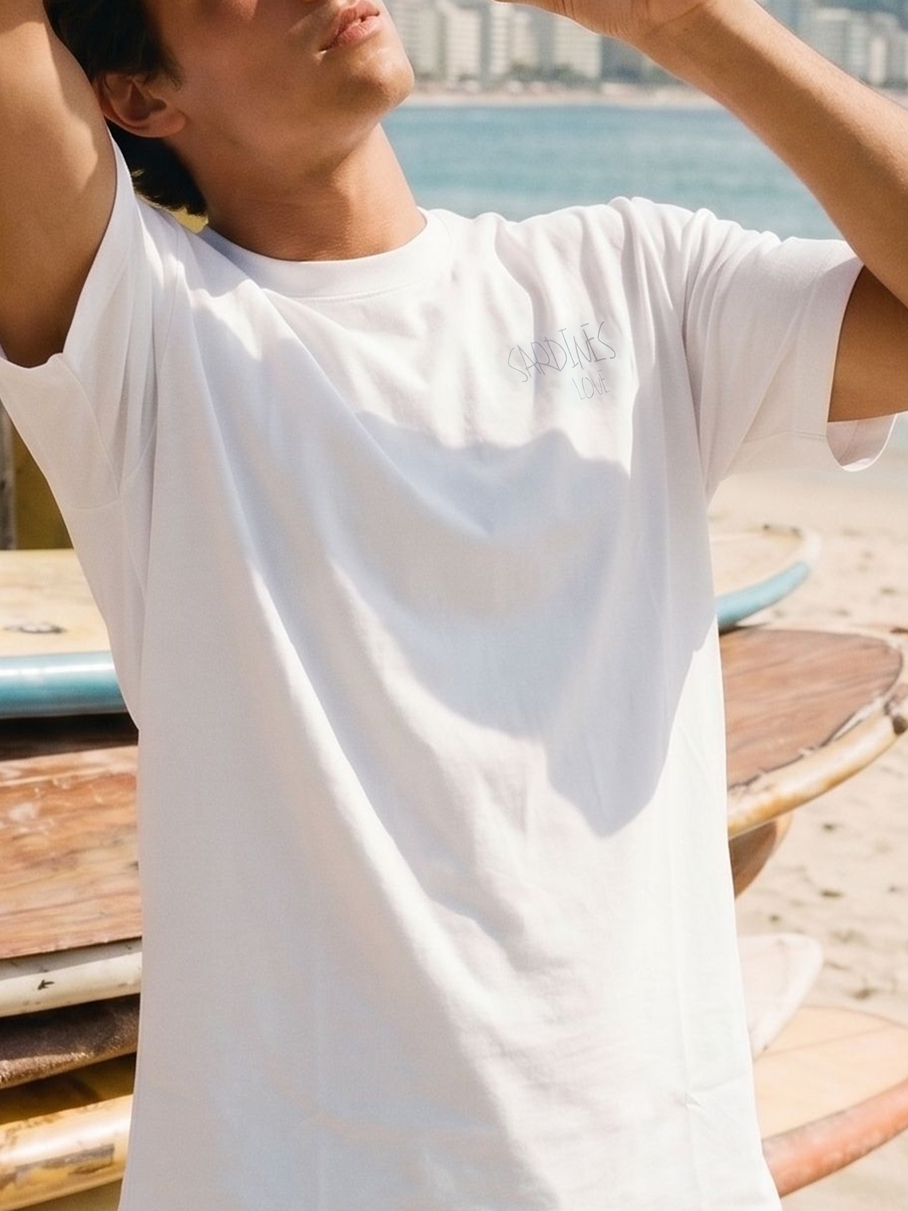 Men's Cotton White Half Sleeve Relaxed Fit T Shirt