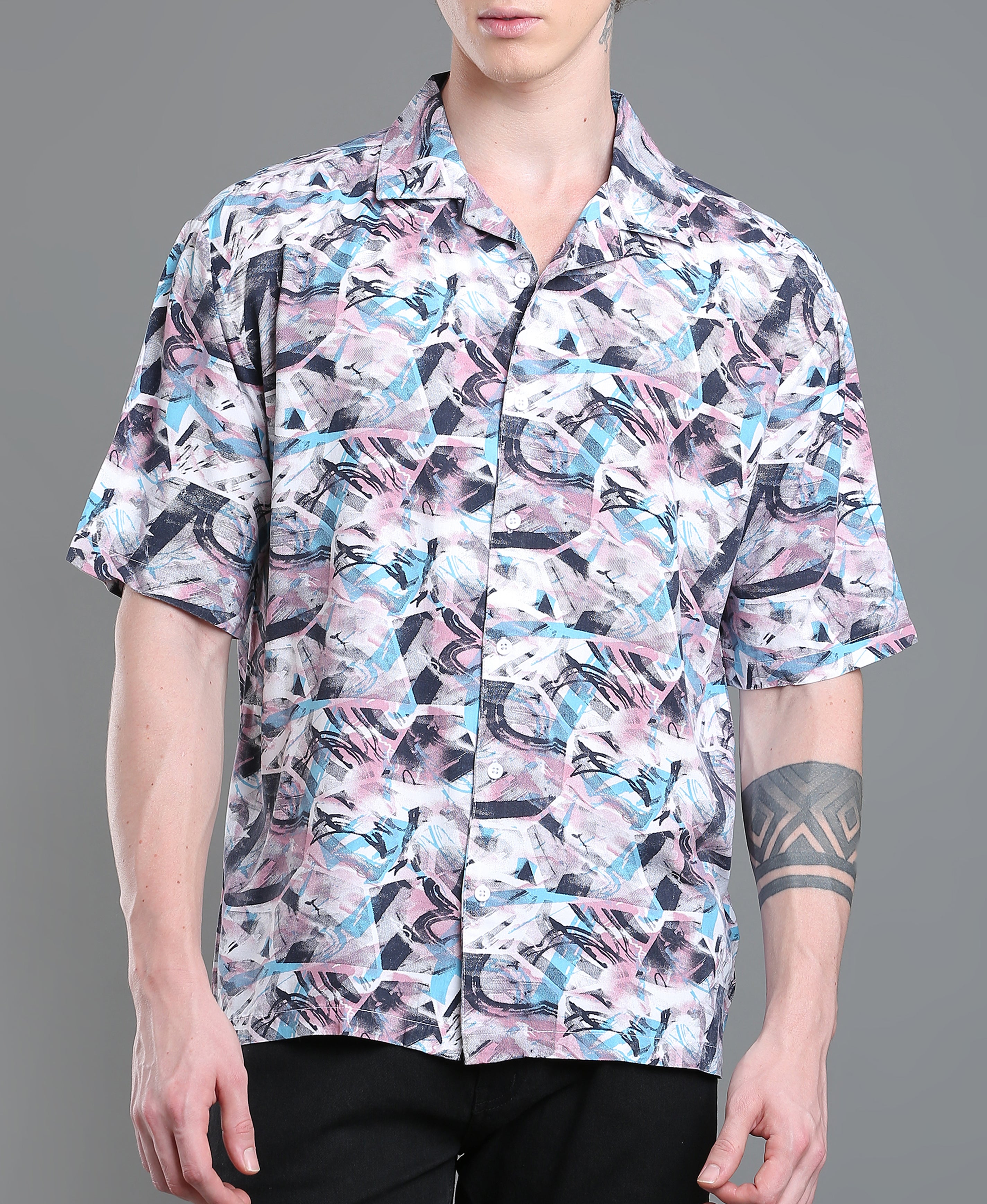 Mosaic Breeze Rayon Shirt