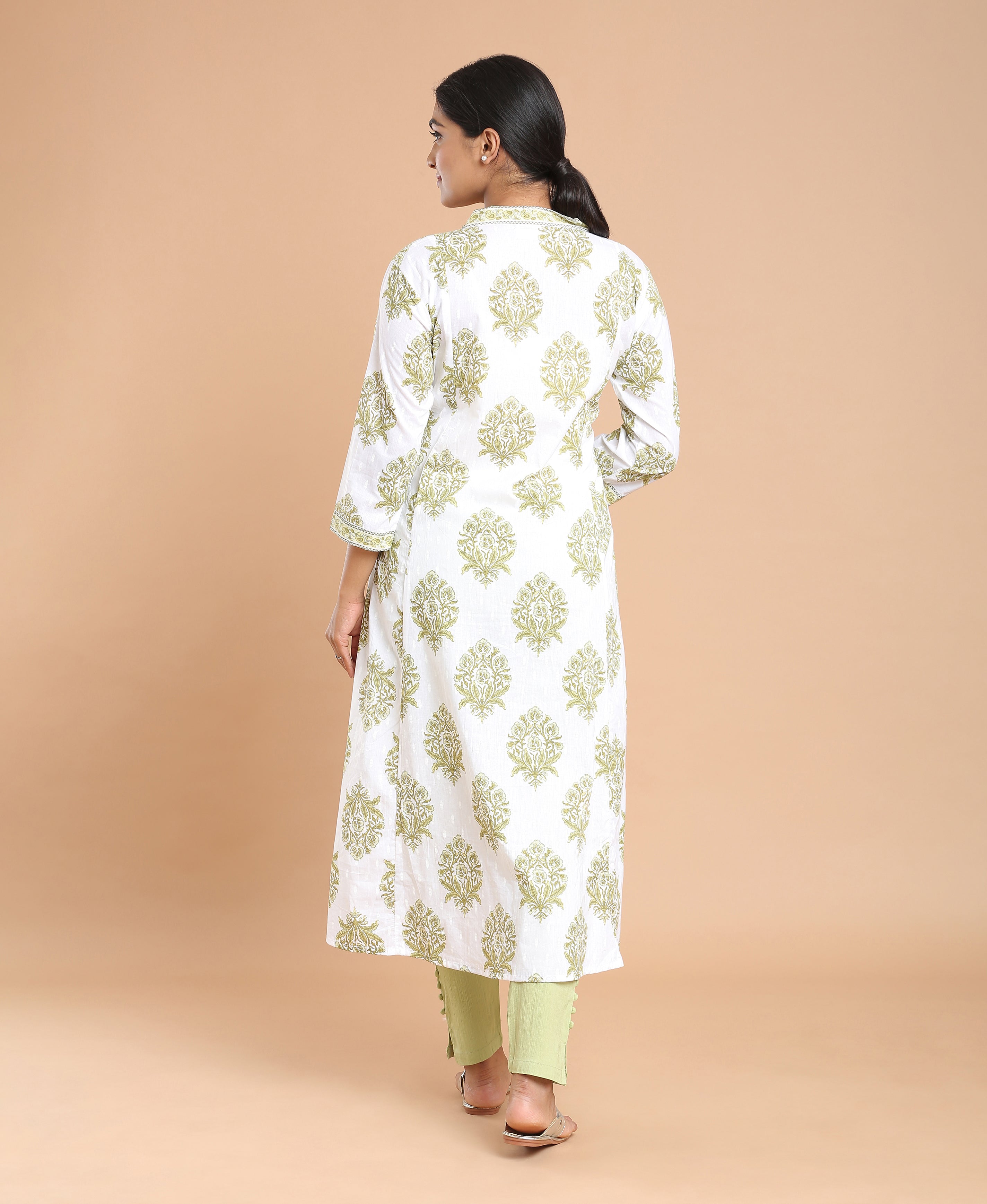 Meadow Bloom Flared Kurti