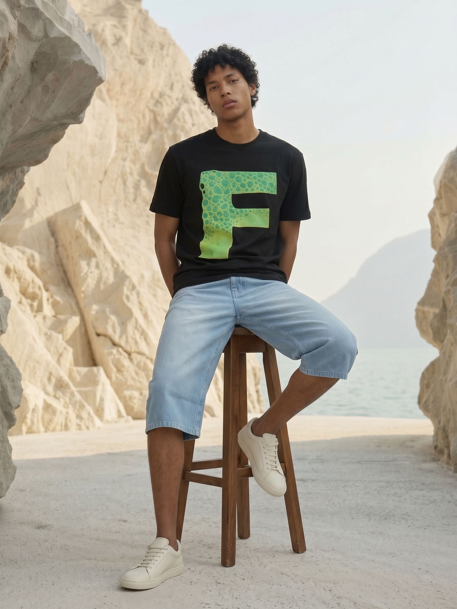 Men's Jersey 200 Gsm Black Regular Fit T Shirt