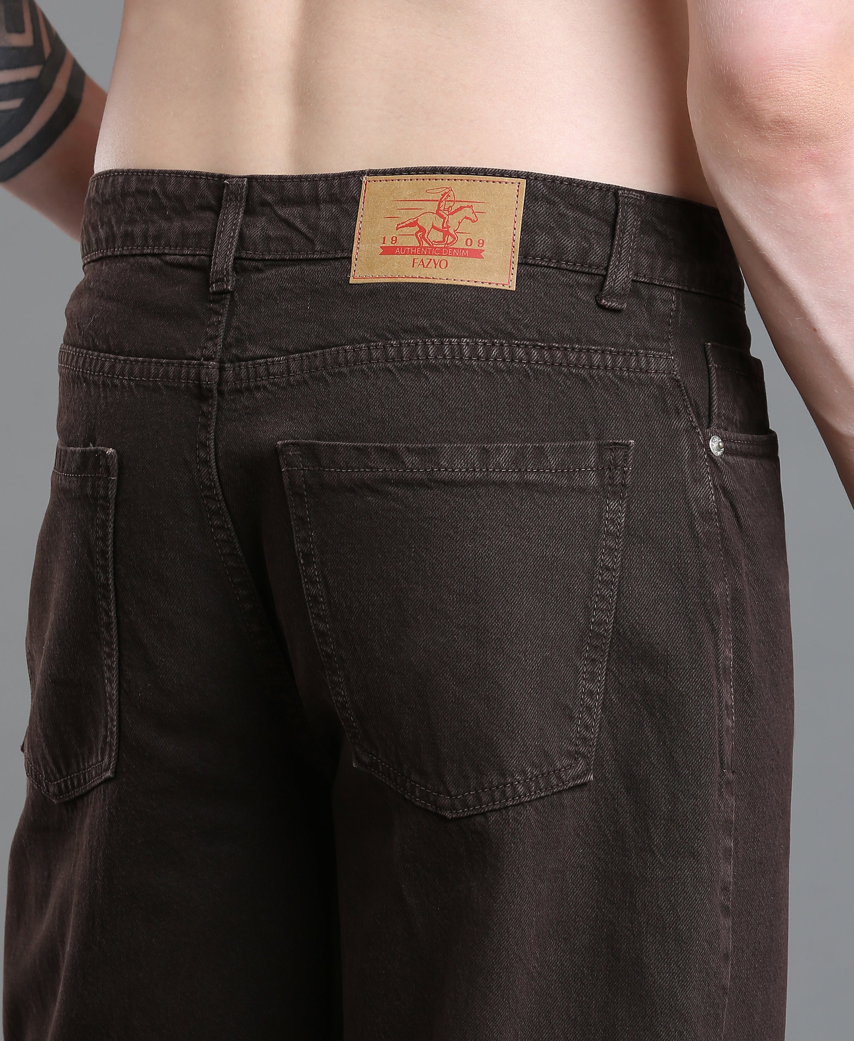 Mocha Trail Denim Jeans